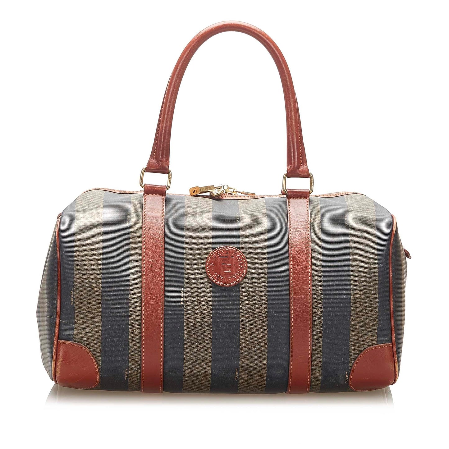 Fendi Pequin Boston Bag Shg Satchel Bag Bag Shg 22406