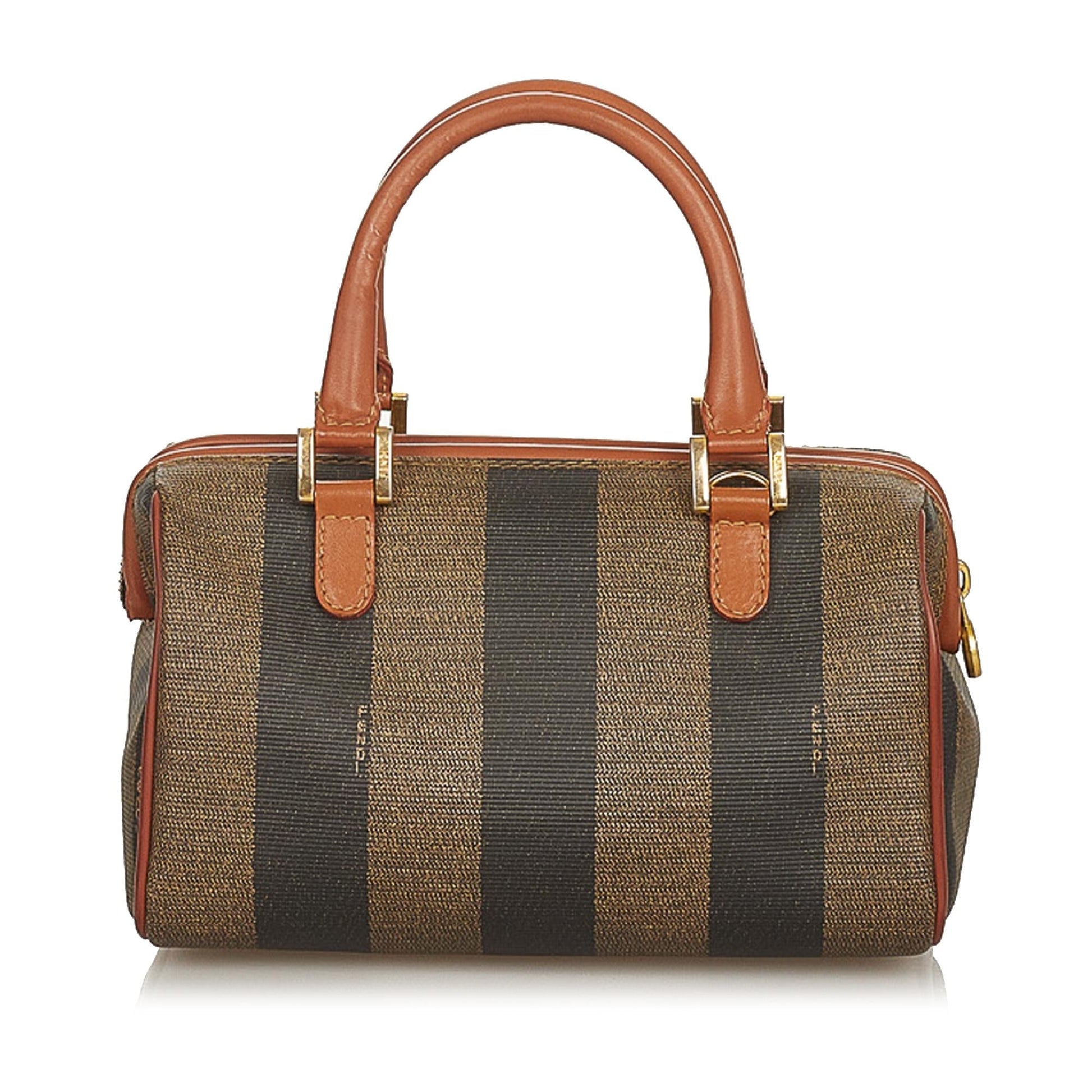 Fendi Pequin Boston Bag Shg Satchel Bag Bag Shg 26238