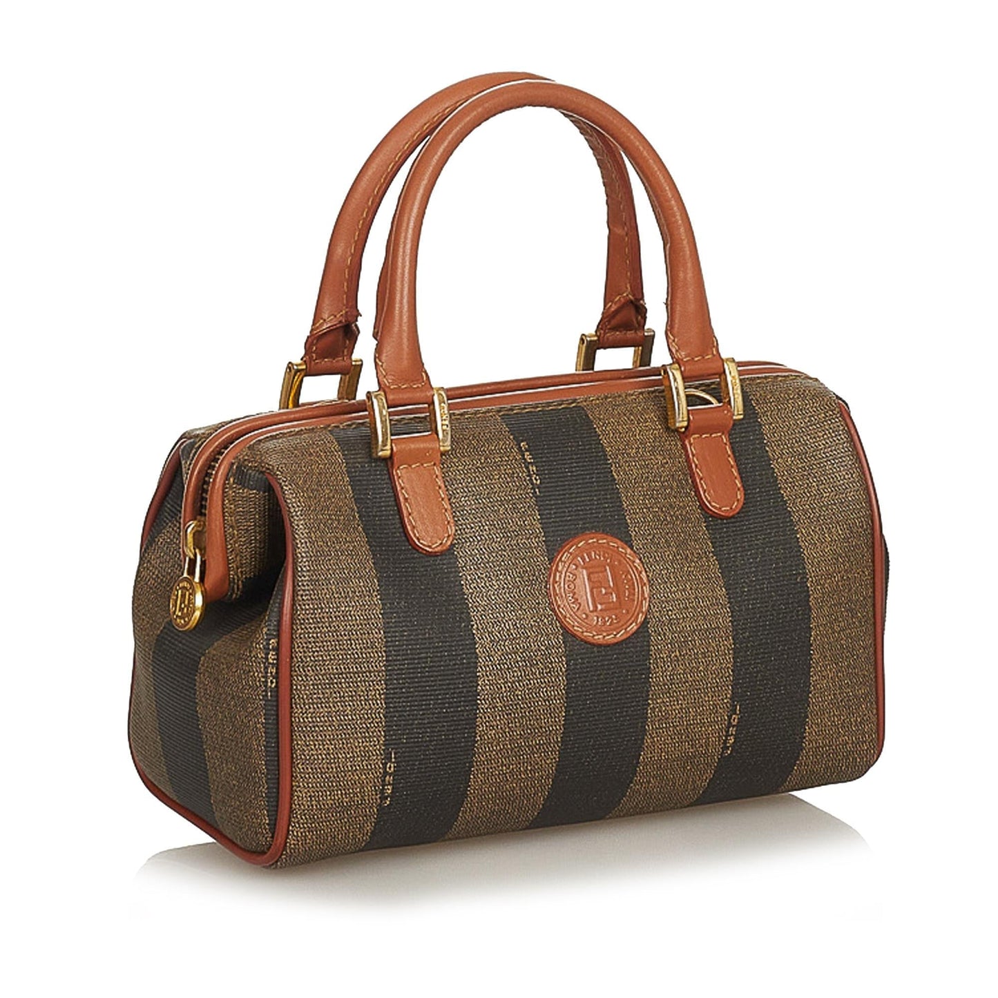 Fendi Pequin Boston Bag Shg Satchel Bag Bag Shg 26238