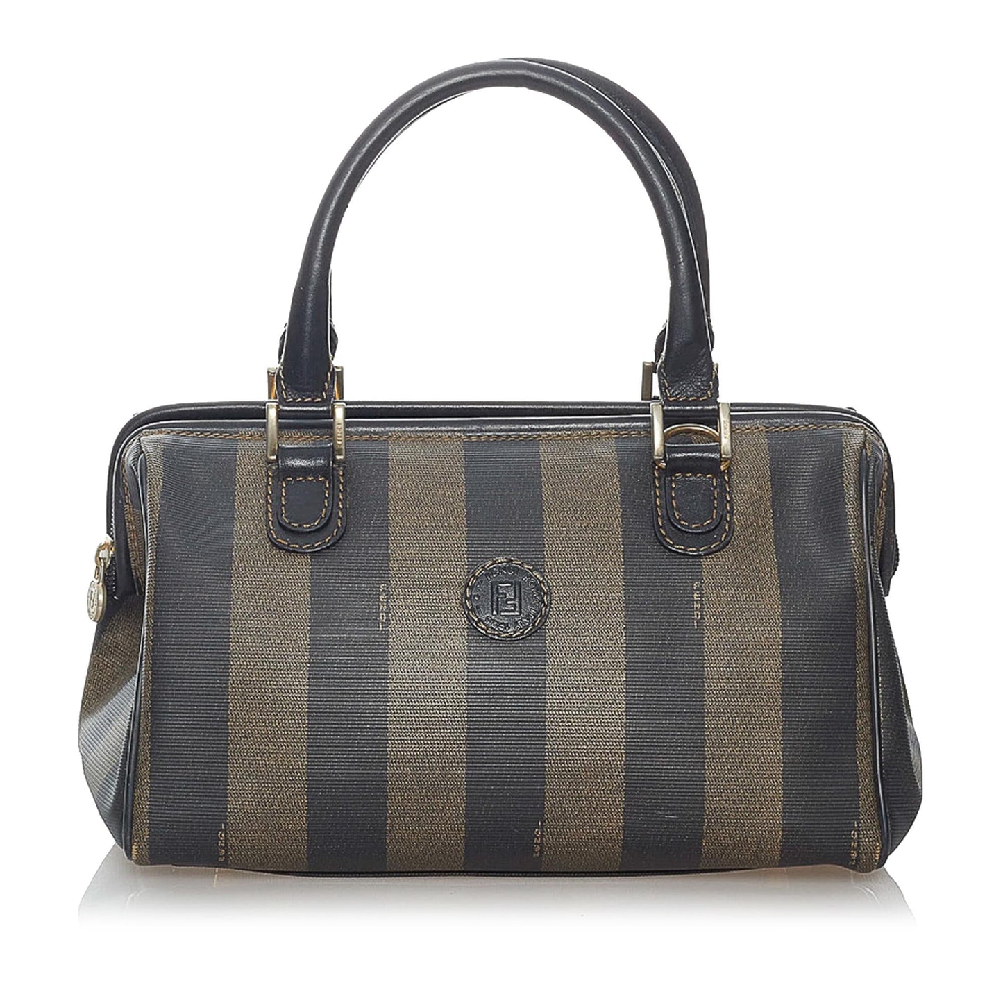 Fendi Pequin Boston Bag Shg Satchel Bag Bag Shg 30791