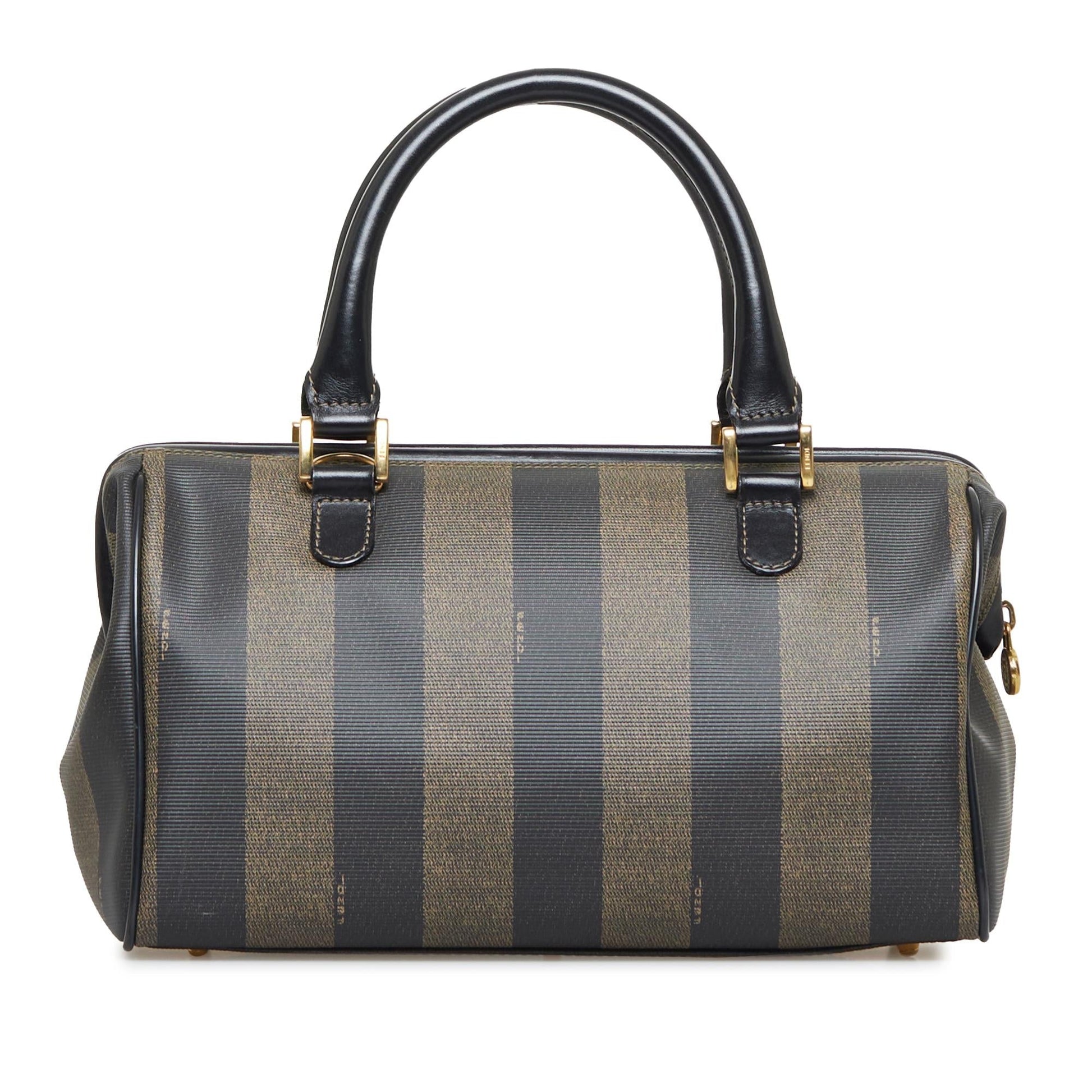 Fendi Pequin Boston Bag Shg Johchg Satchel Bag