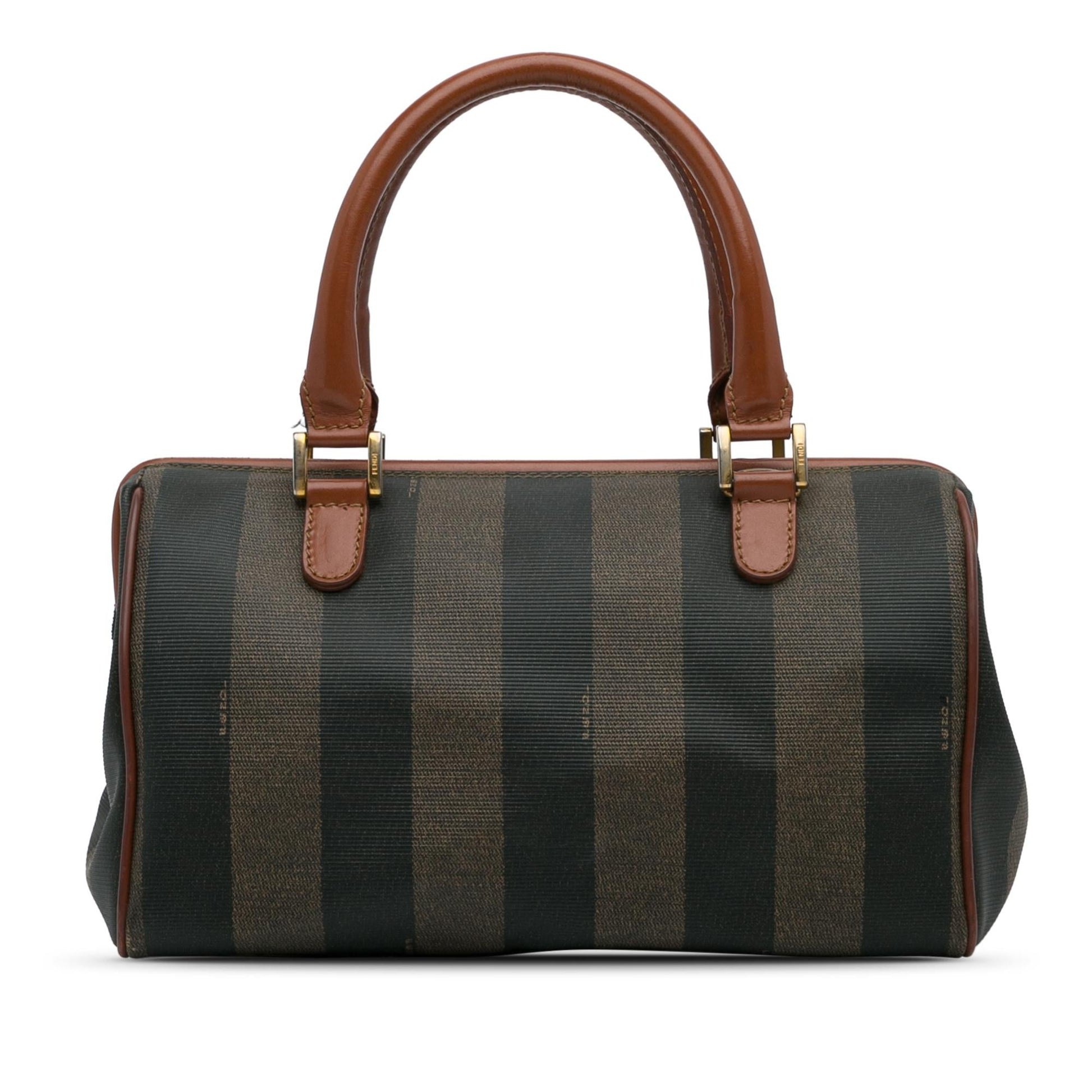 Fendi Pequin Boston Bag Shg Tpebc4 Satchel Bag