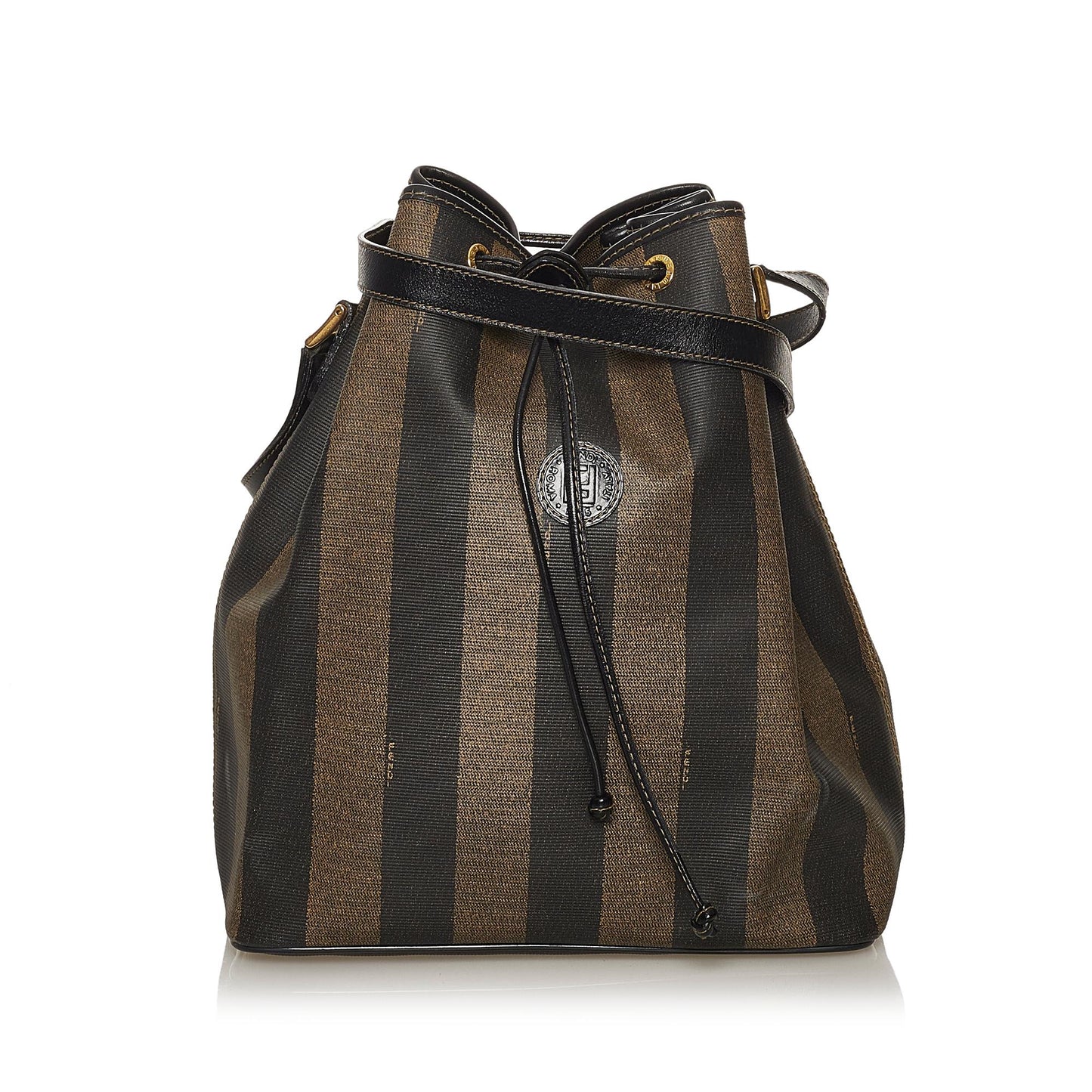 Fendi Pequin Bag Shg Bucket Shoulder Bag