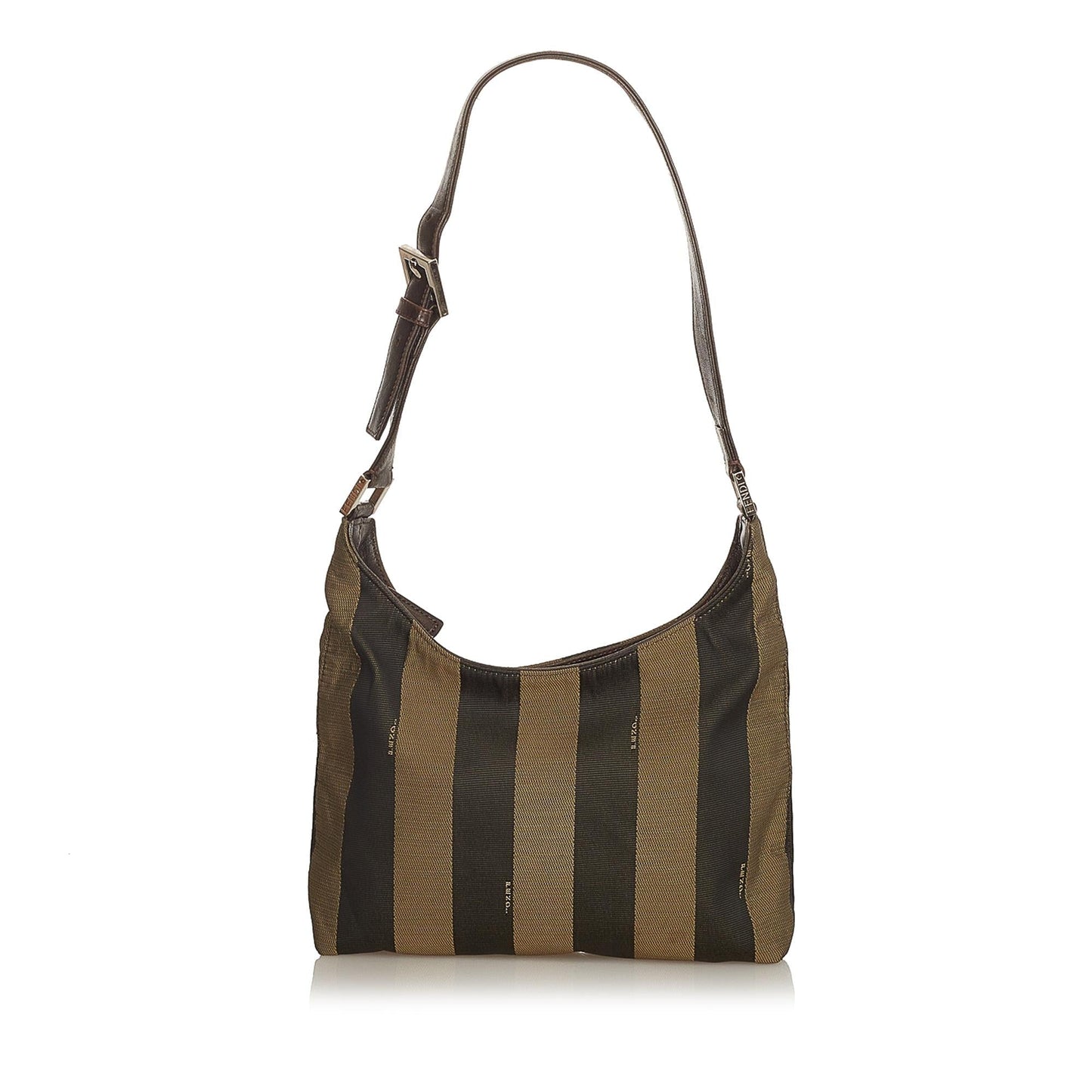 Fendi Pequin Shoulder Bag Shg Canvas Bag Shg 25161
