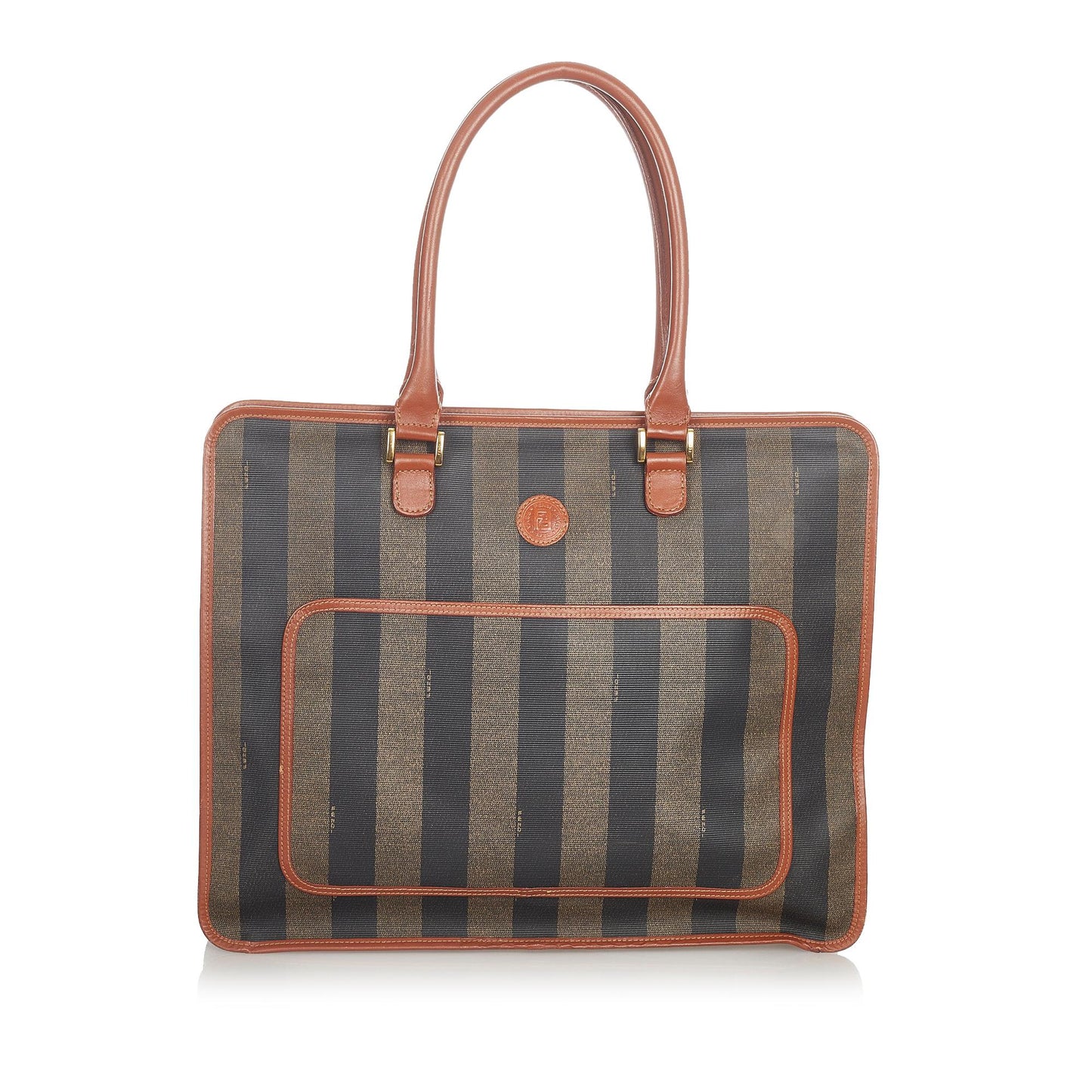 Fendi Pequin Tote Bag Shg Canvas Bag Shg 23641