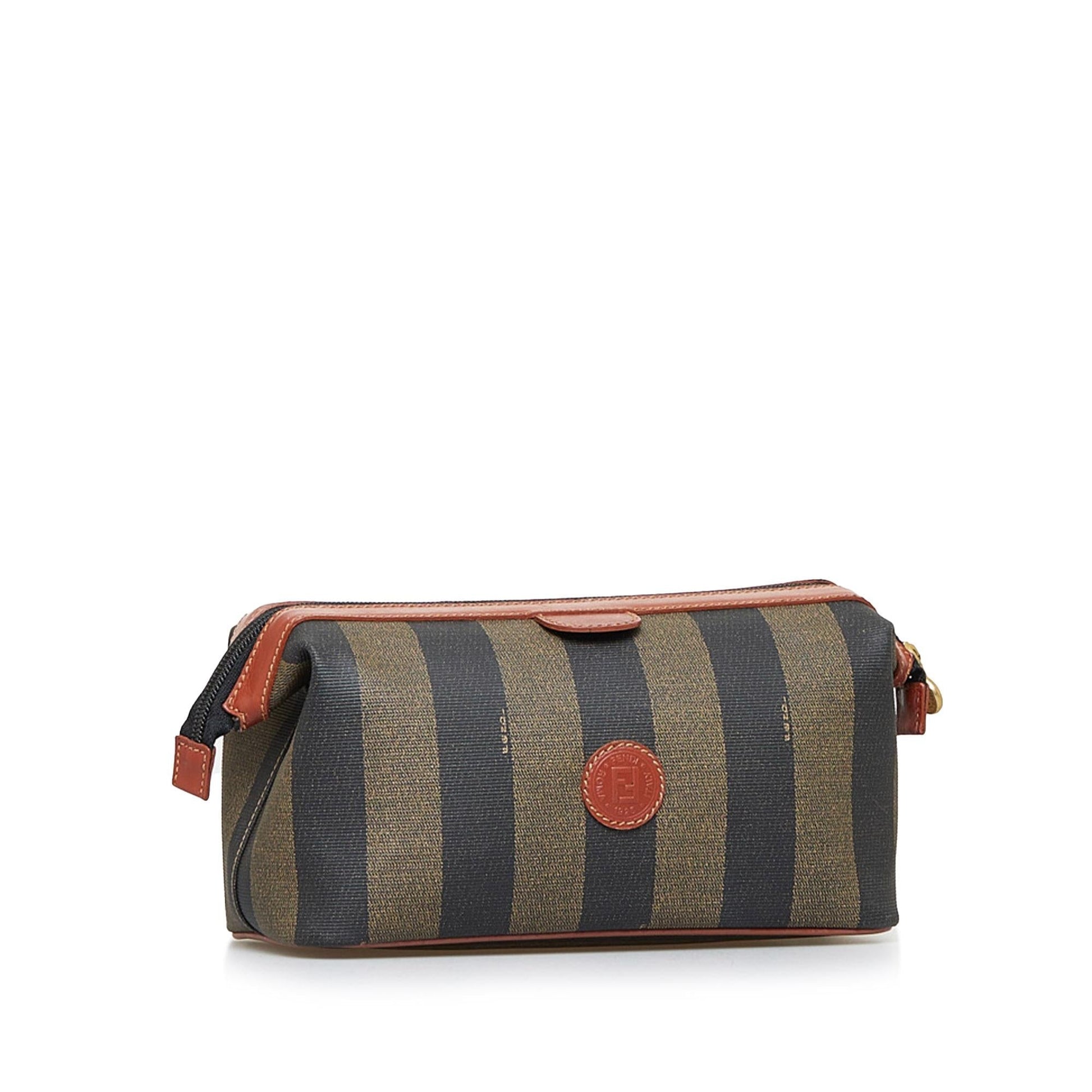 Fendi Pequin Clutch Bag Shg Xb9Cl2