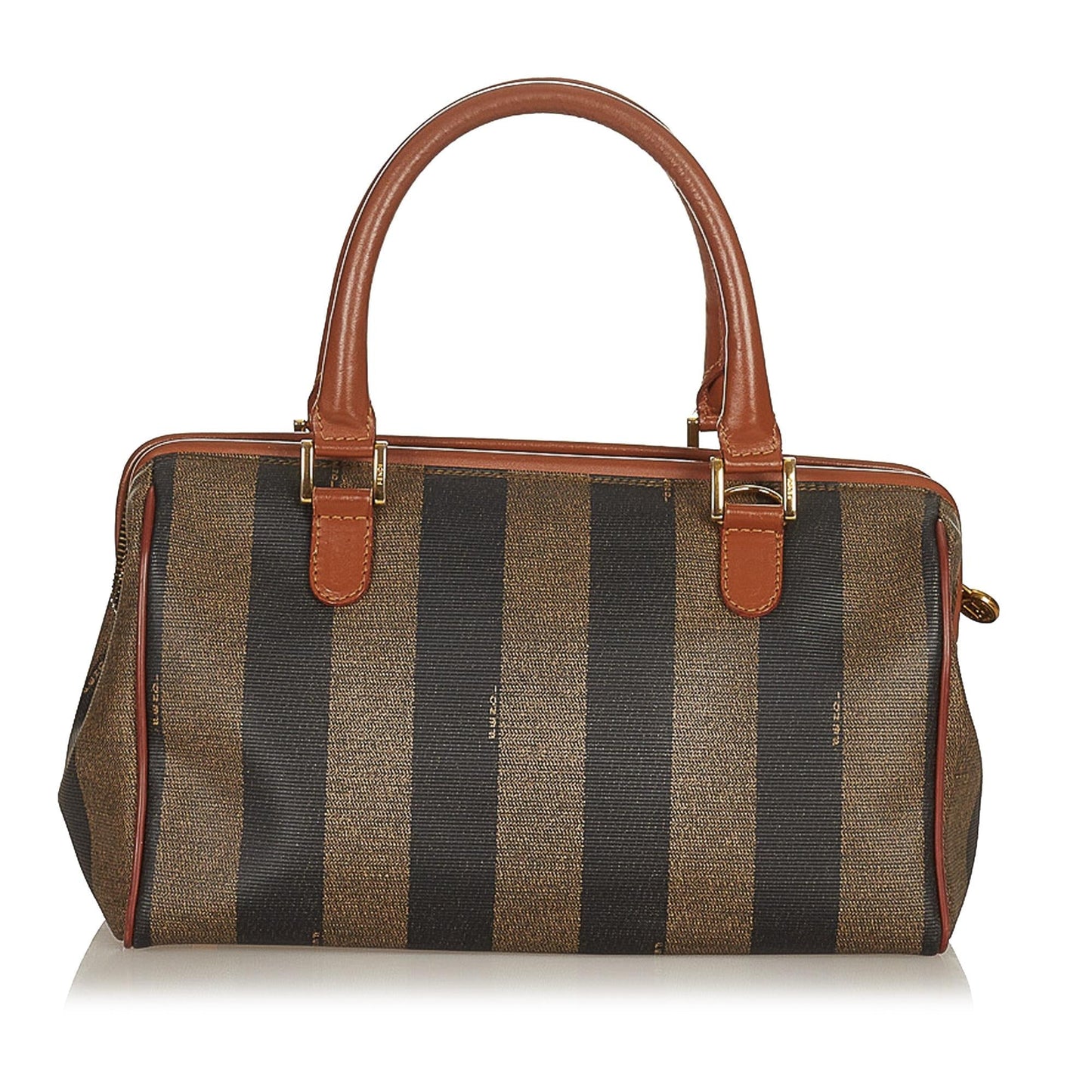 Fendi Pequin Handbag Shg Satchel Bag Handbag Shg 27135