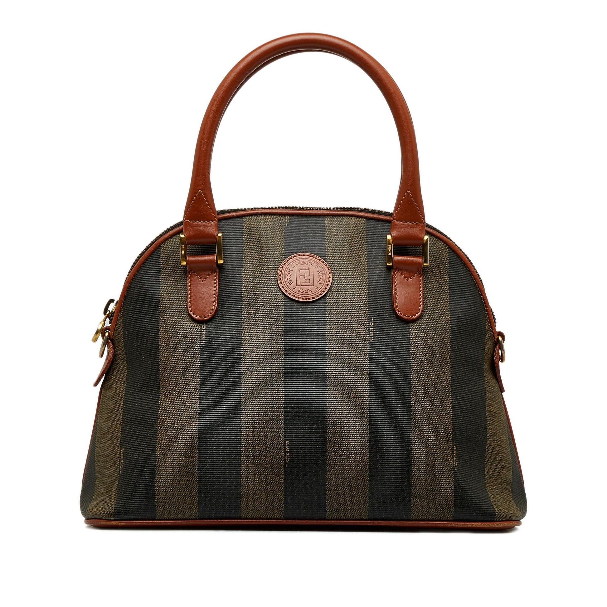 Fendi Pequin Handbag Shg Wexv2O Satchel Bag