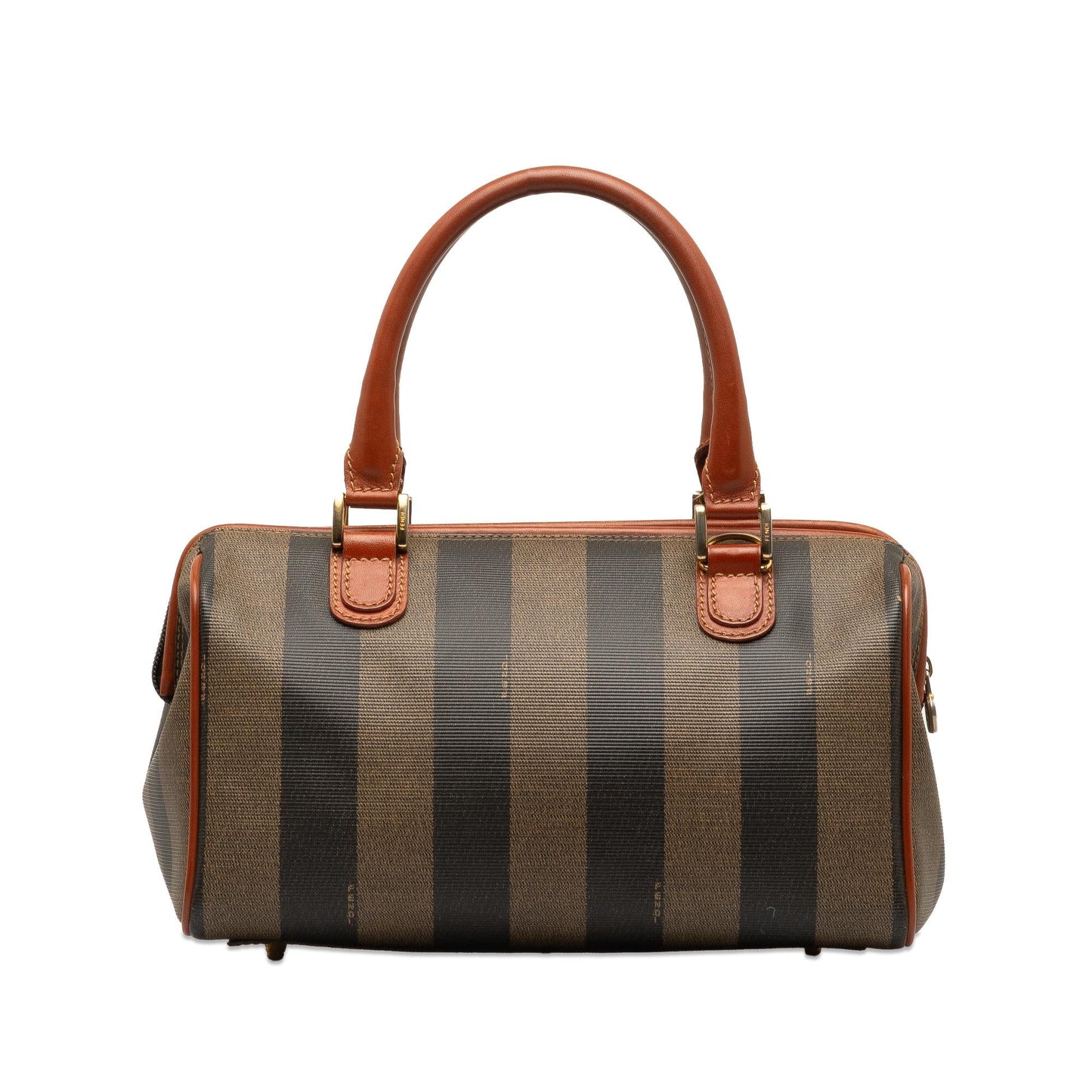 Fendi Pequin Handbag Shg M85B5A Satchel Bag