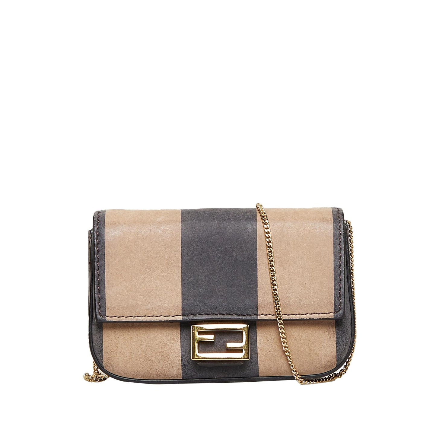 Fendi Pequin Nano Baguette Shg Rtcldh Crossbody Bag Shoulder Bag