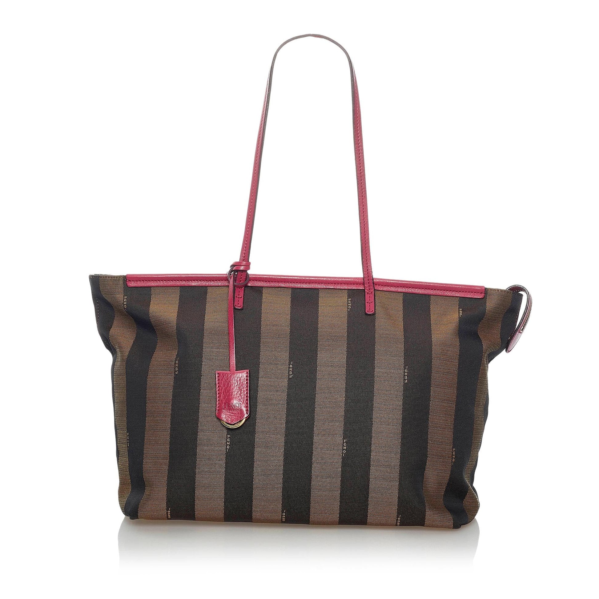 Fendi Pequin Tote Bag Shg Bag Shg 30372