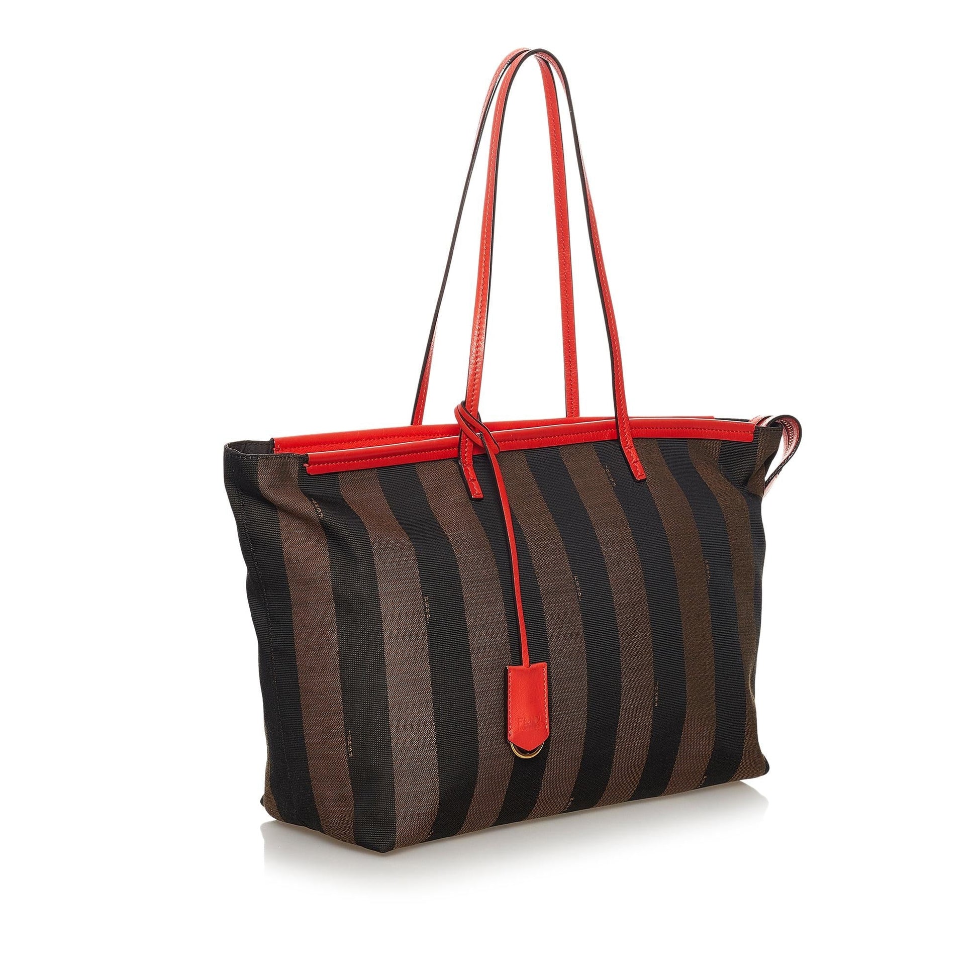 Fendi Pequin Tote Bag Shg Bag Shg 32779