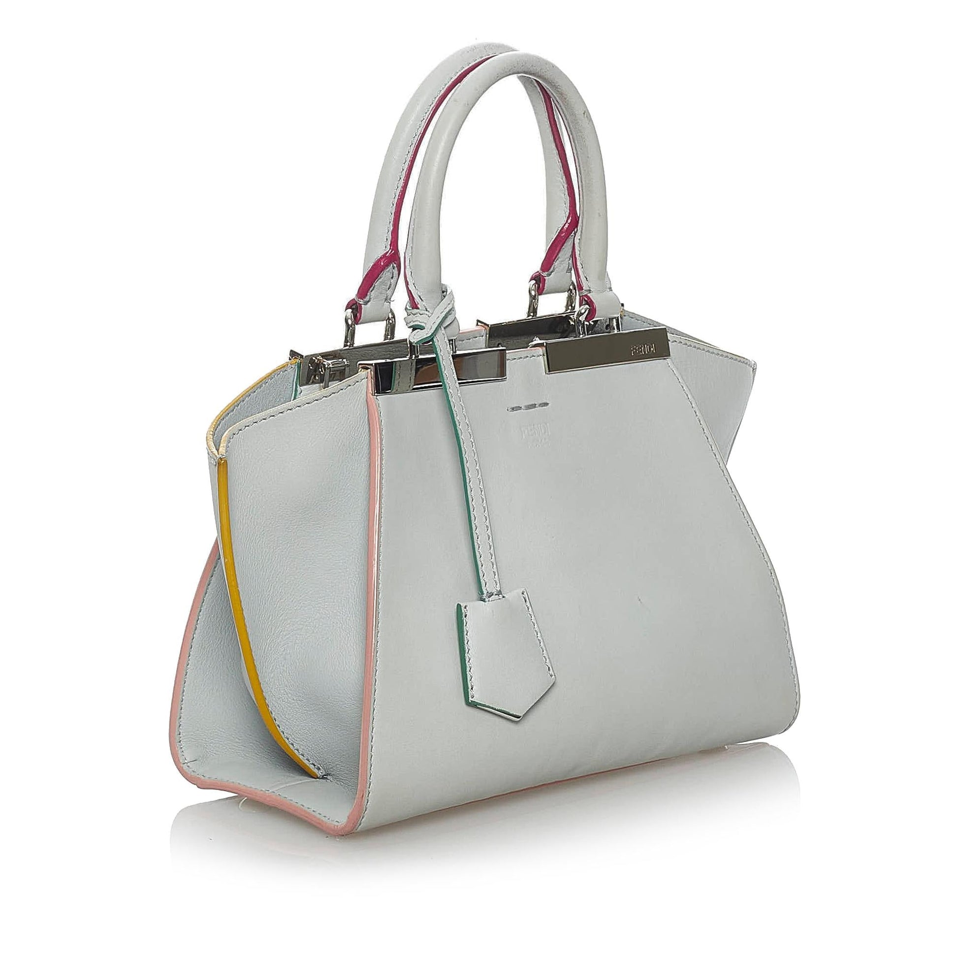 Fendi Petite 3Jours Handbag Shg Leather Satchel Bag