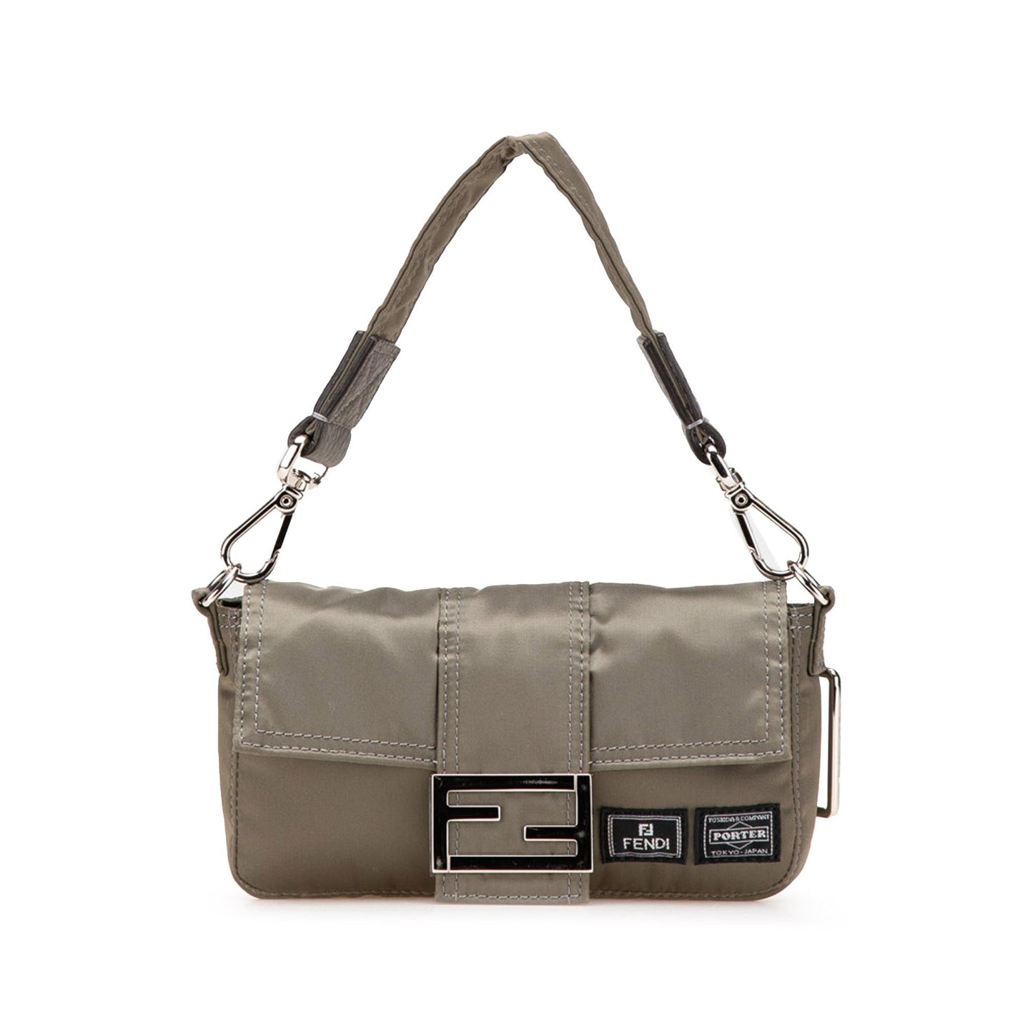 Fendi Porter Yoshida Baguette Satchel Nylon Satchel Bag Nylon Baguette Satchel