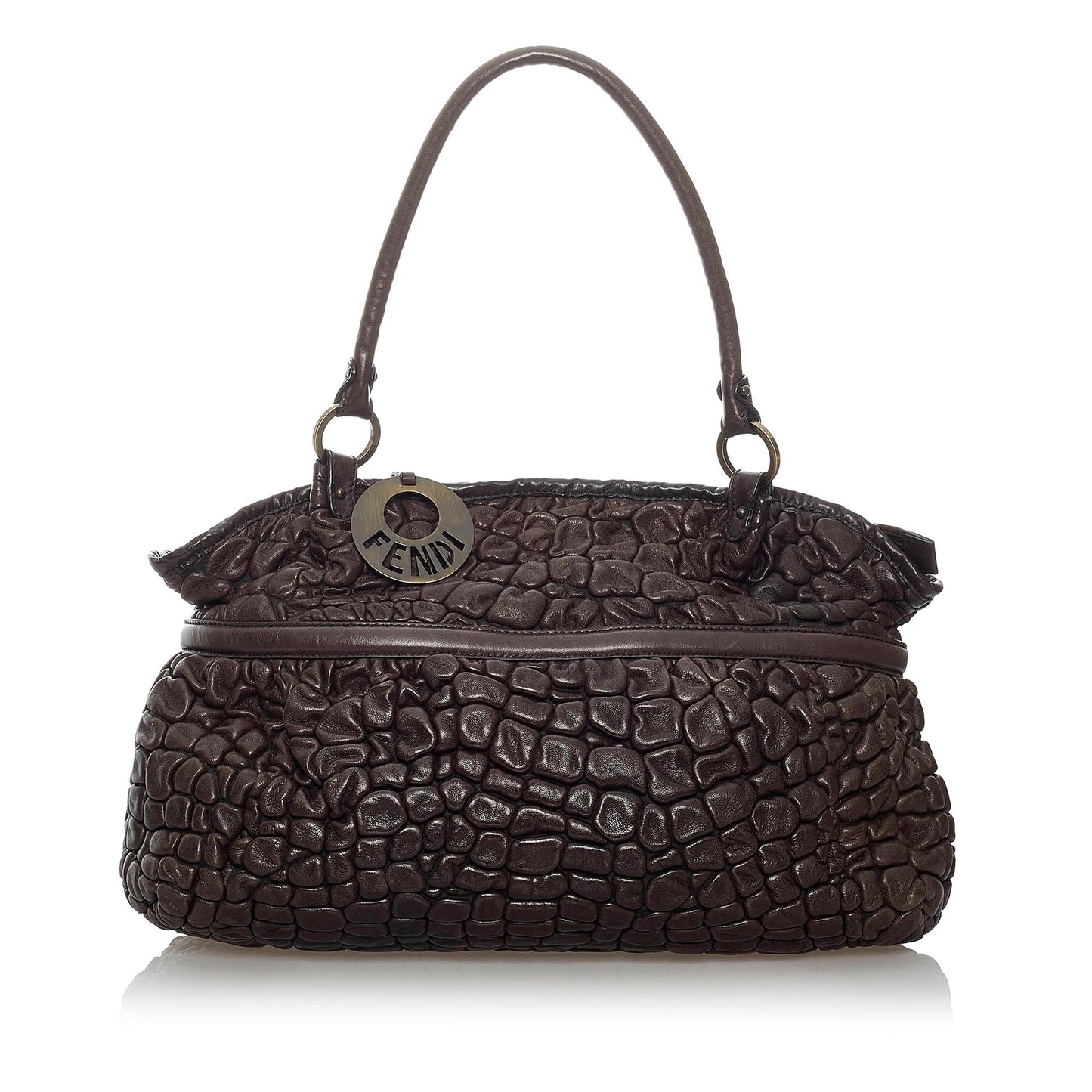 Fendi Puckered Bubble Chef Shoulder Bag Shg Leather Bag Shg 29866