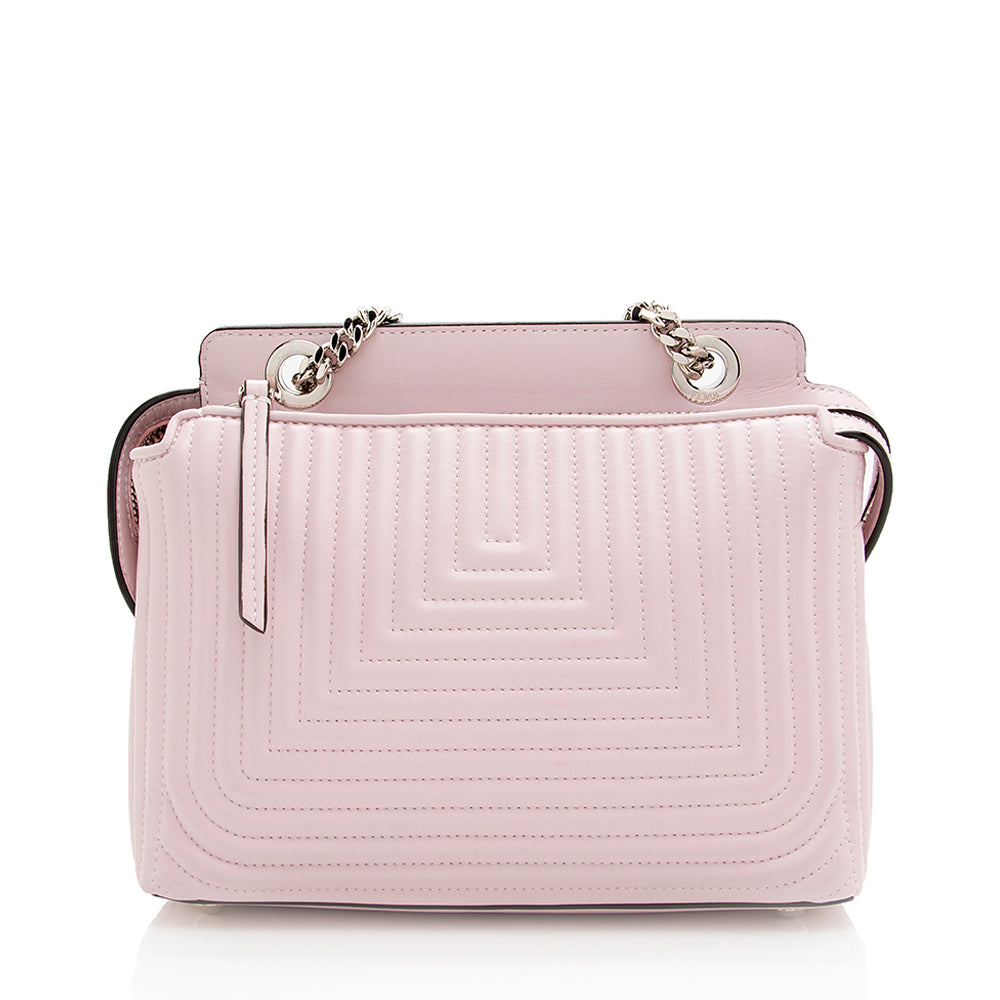 Fendi Dotcom Shoulder Bag Shf Leather Quilted Small