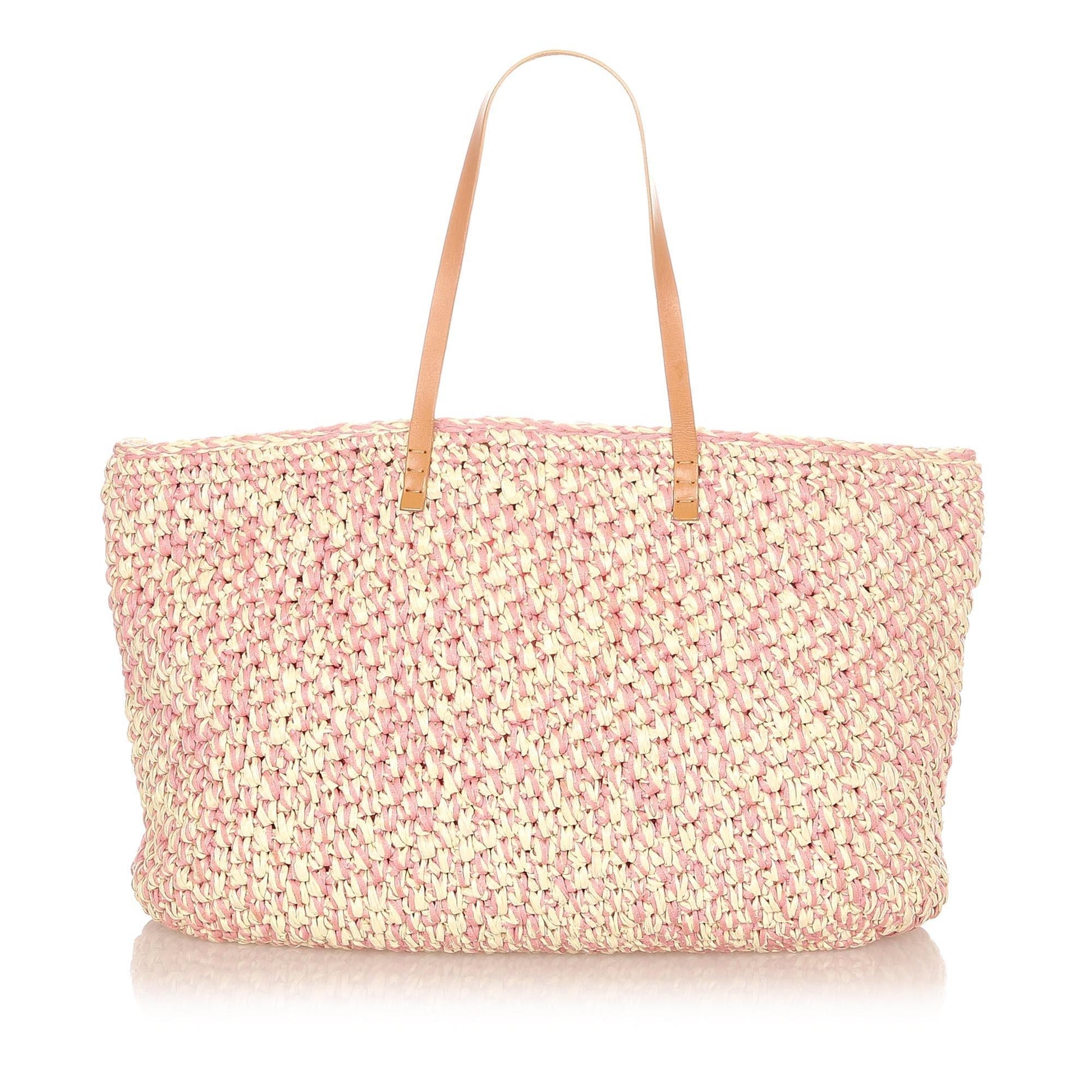 Fendi Tote Bag Shg Raffia