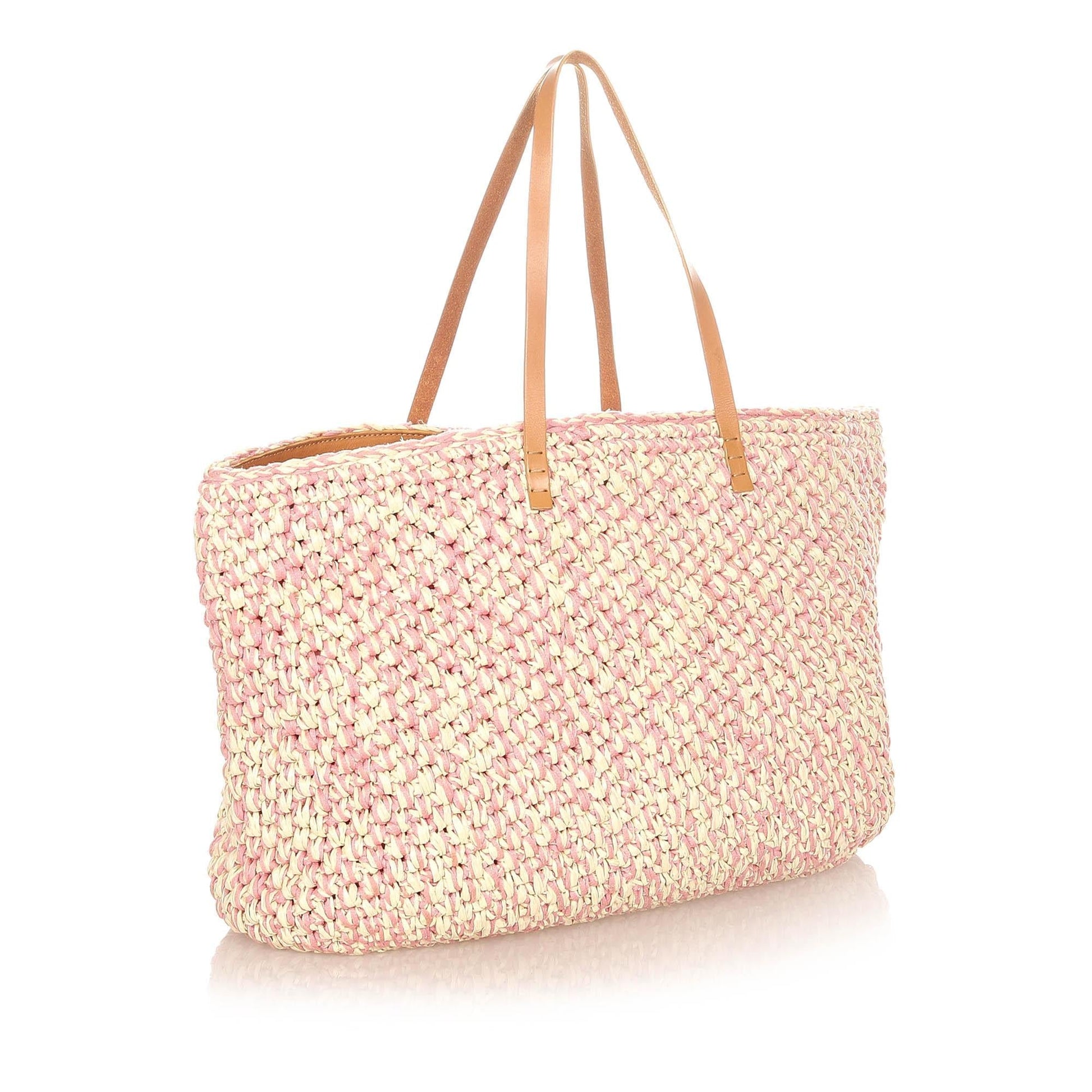 Fendi Tote Bag Shg Raffia