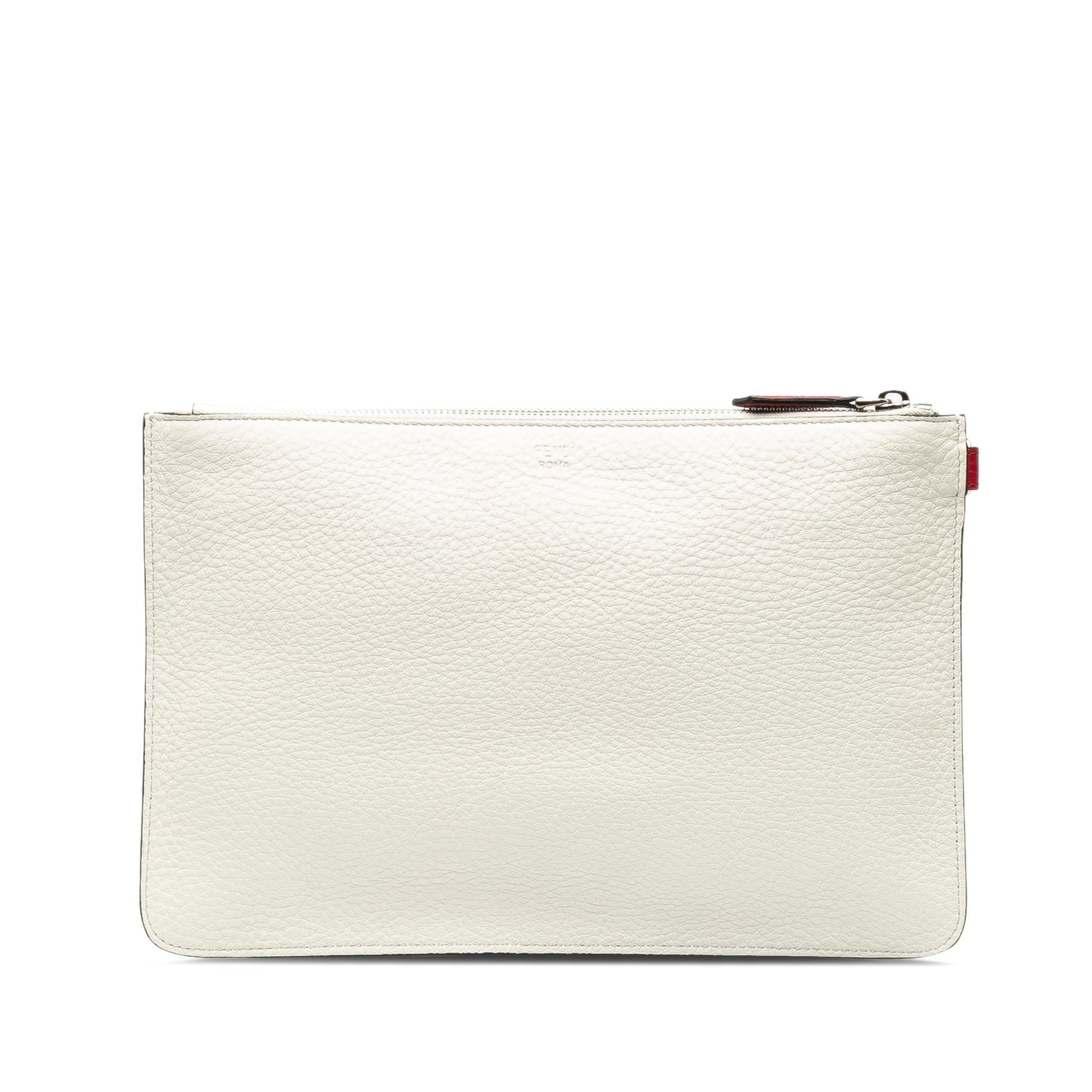 Fendi Roma Playing Cards Clutch Shg 34Tr8X Zip Clutch Bag