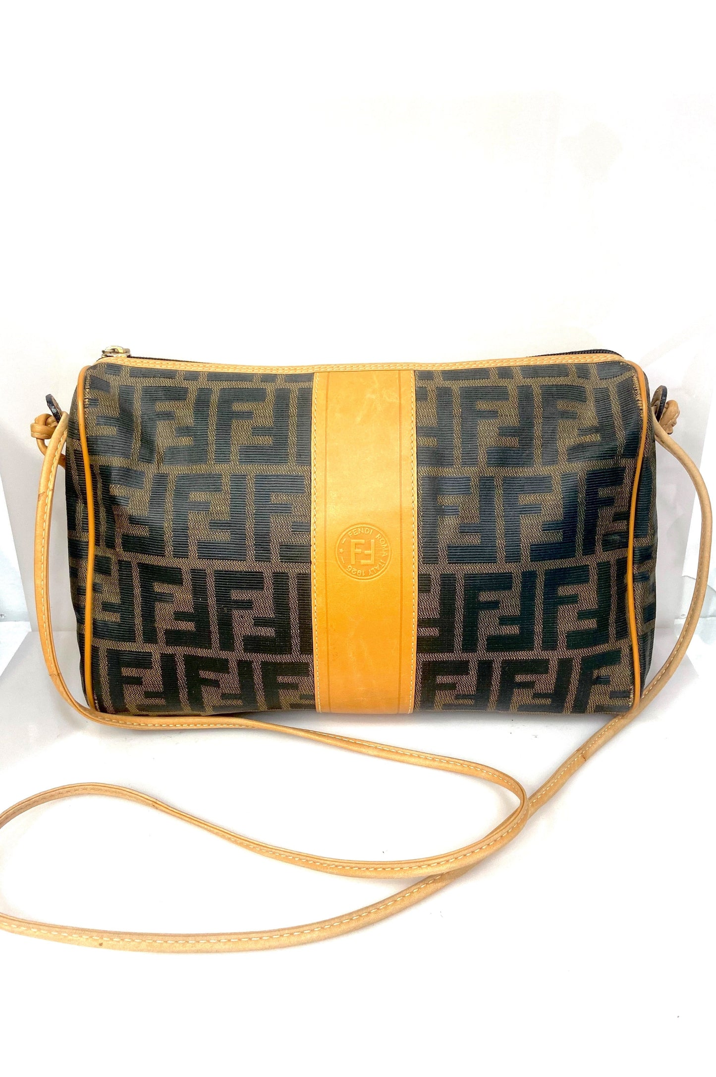 Fendi Roma Zucca Bag Crossbody Bag