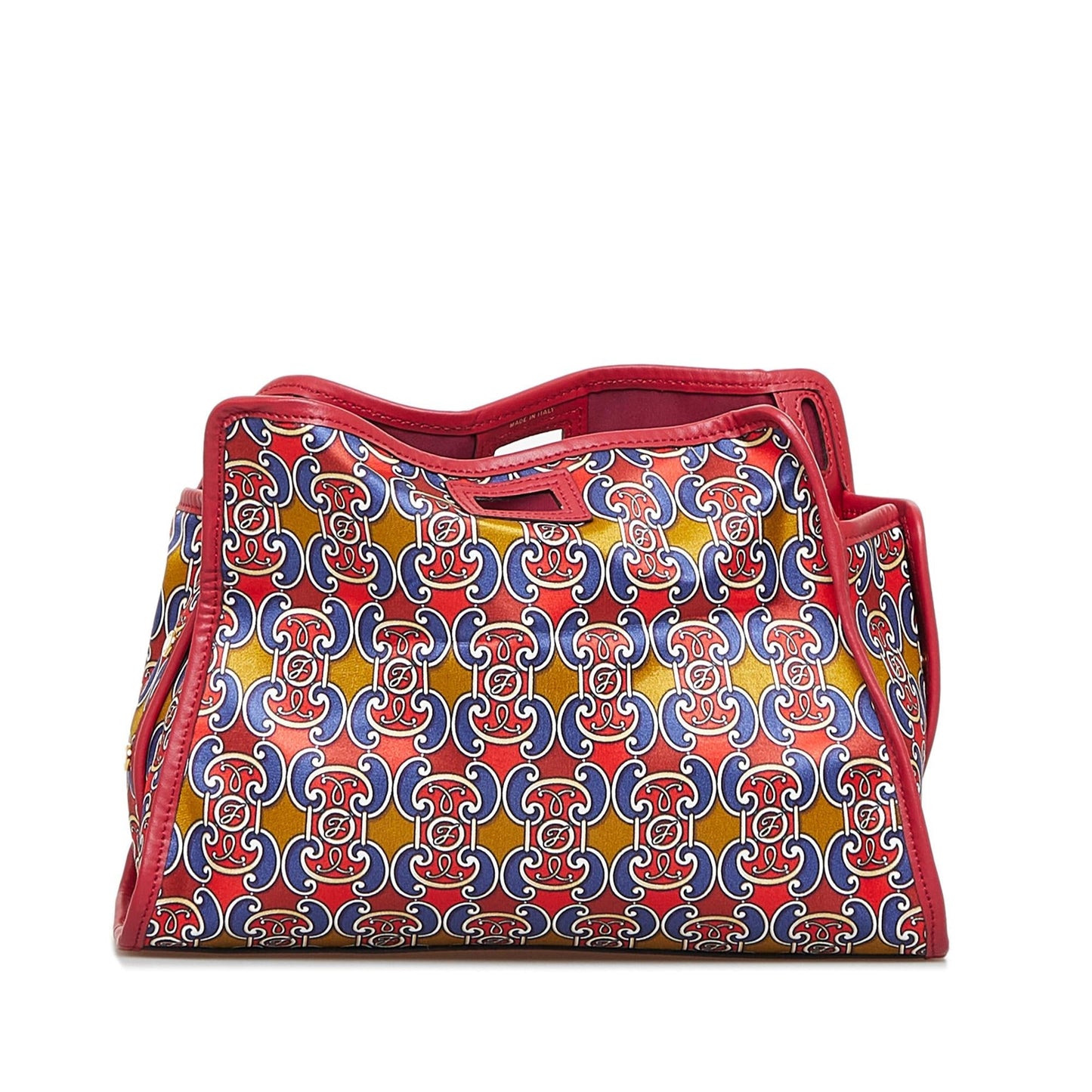 Fendi Royale Print Stamp Patch Runaway Handbag Shg Oveycy Satchel Bag