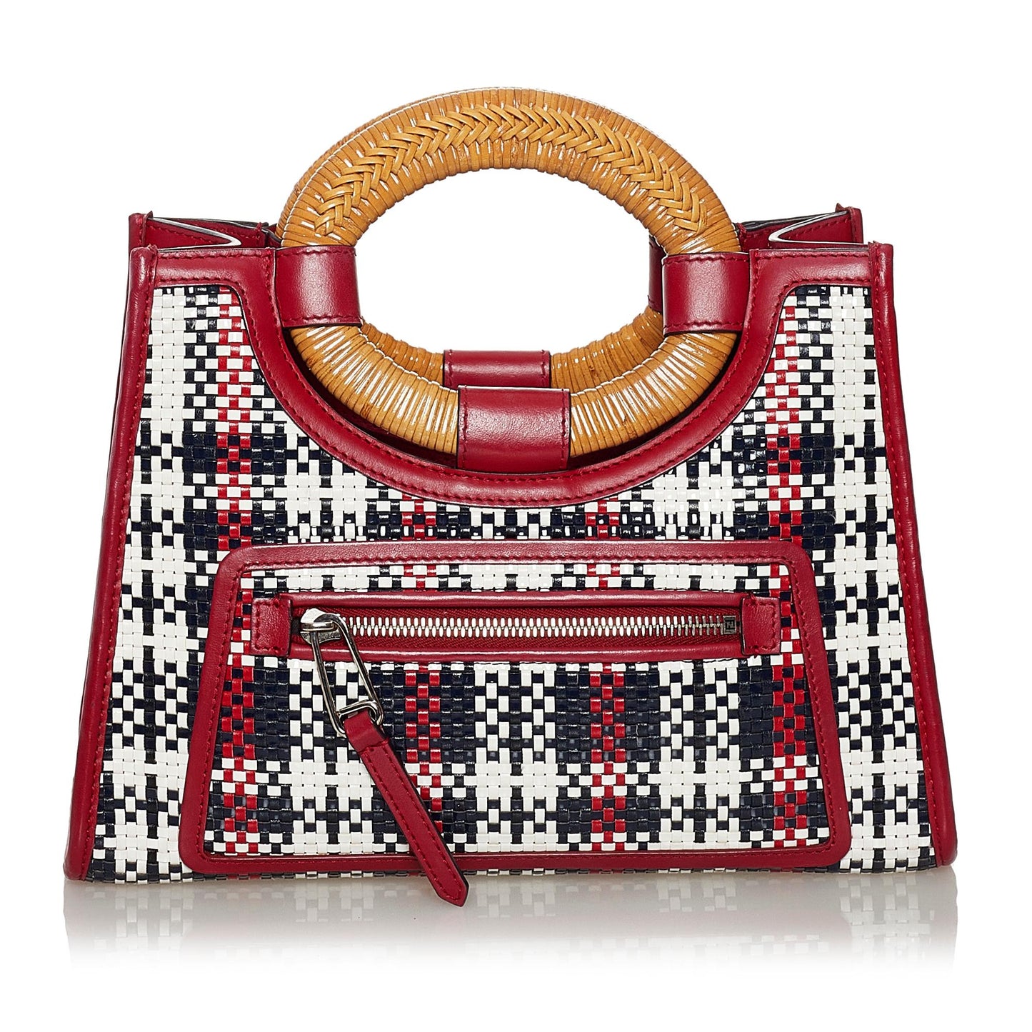 Fendi Runaway Tartan Plaid Satchel Shg Satchel Bag Satchel Shg 33225