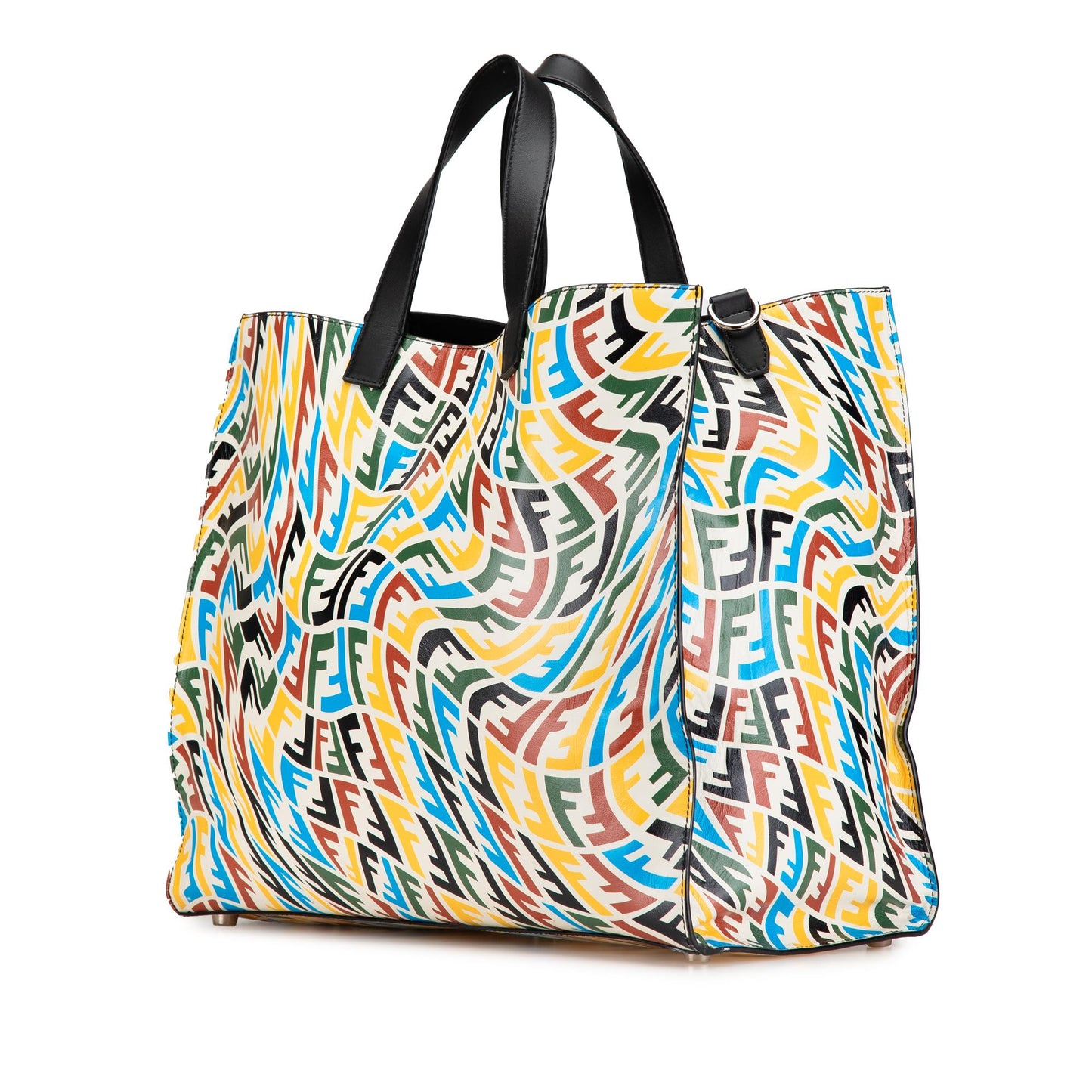 Fendi Sarah Coleman Vertigo Shopper Tote Leather Tote Bag Shopper Tote 1