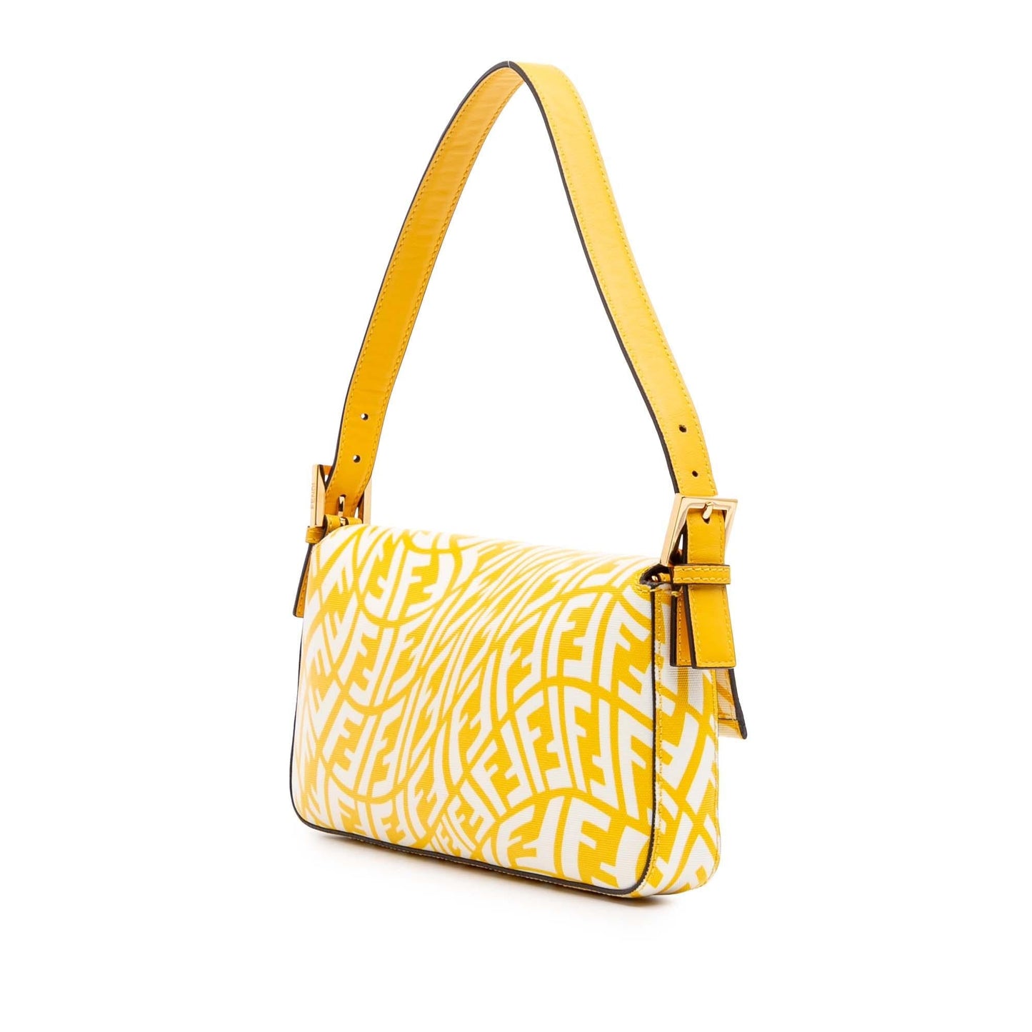 Fendi Sarah Coleman Zucca Coated Vertigo Baguette Shoulder Bag Canvas Vertigo Baguette 1
