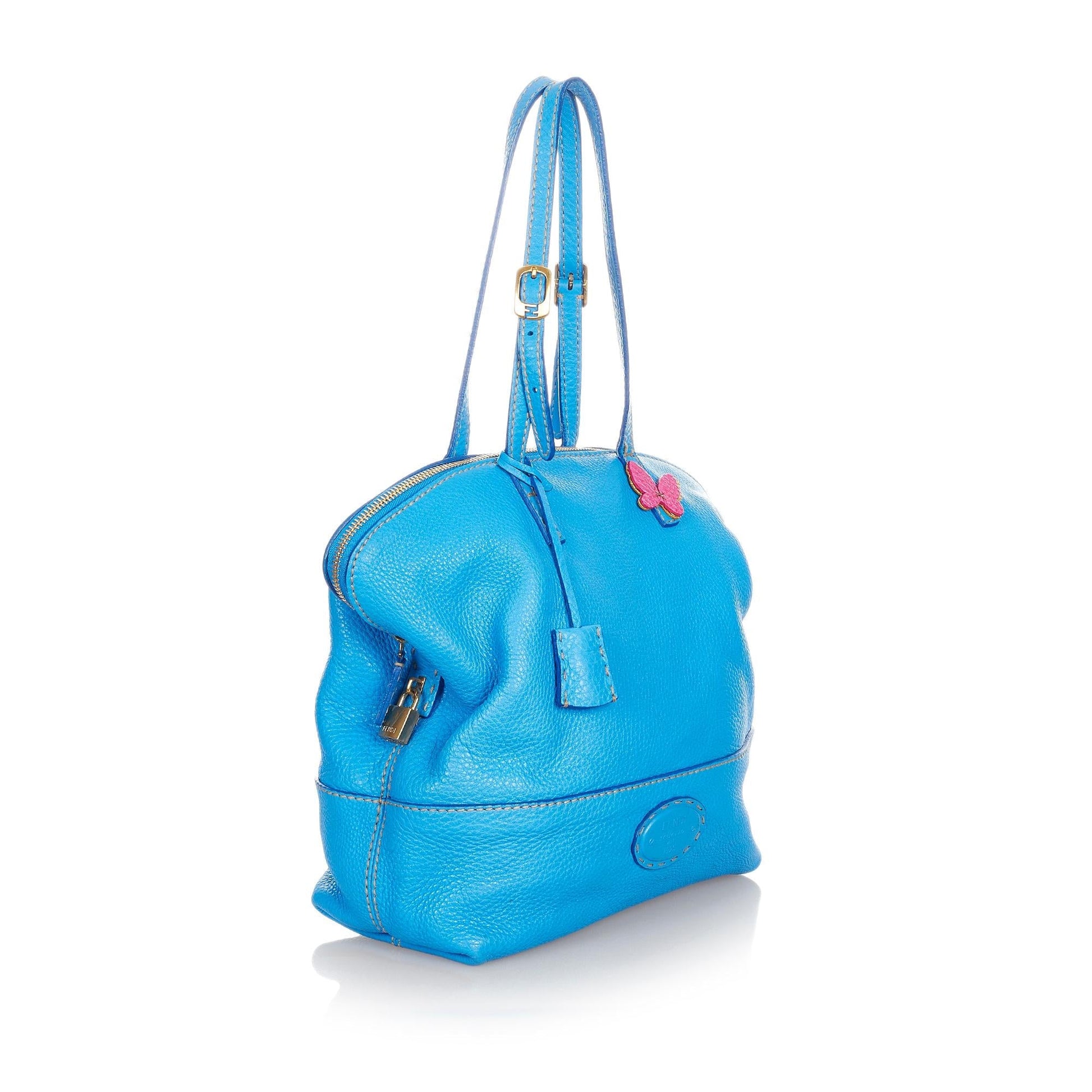 Fendi Selleria 2Bag Shoulder Bag Shg Leather
