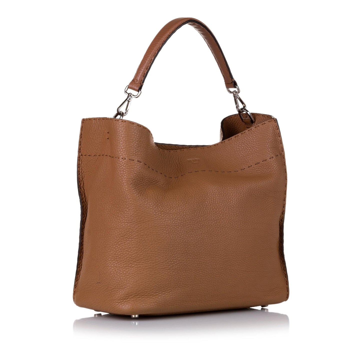 Fendi Selleria Anna Satchel Shg Leather Satchel Bag