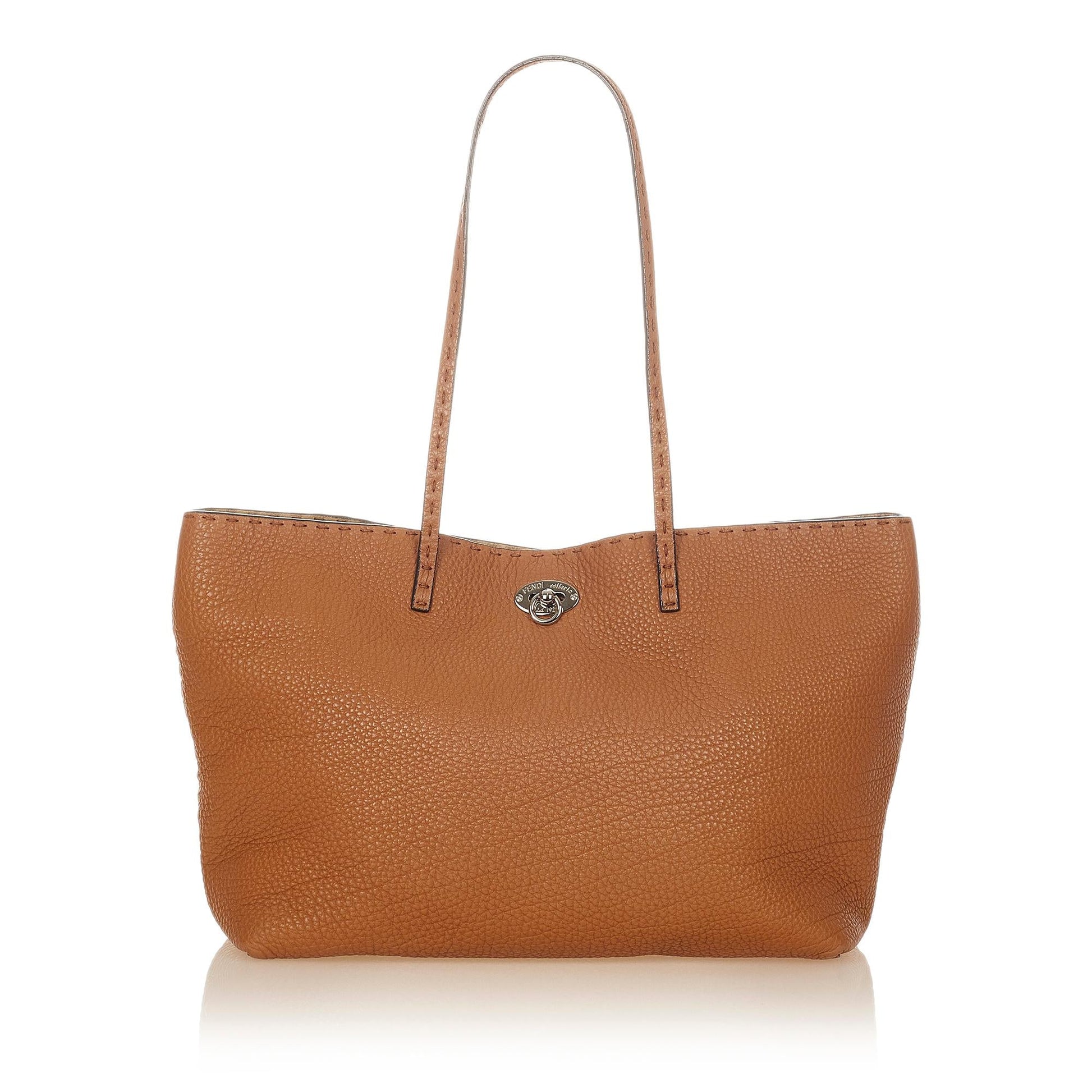 Fendi Selleria Carla Tote Bag Shg Leather Bag Shg 31919