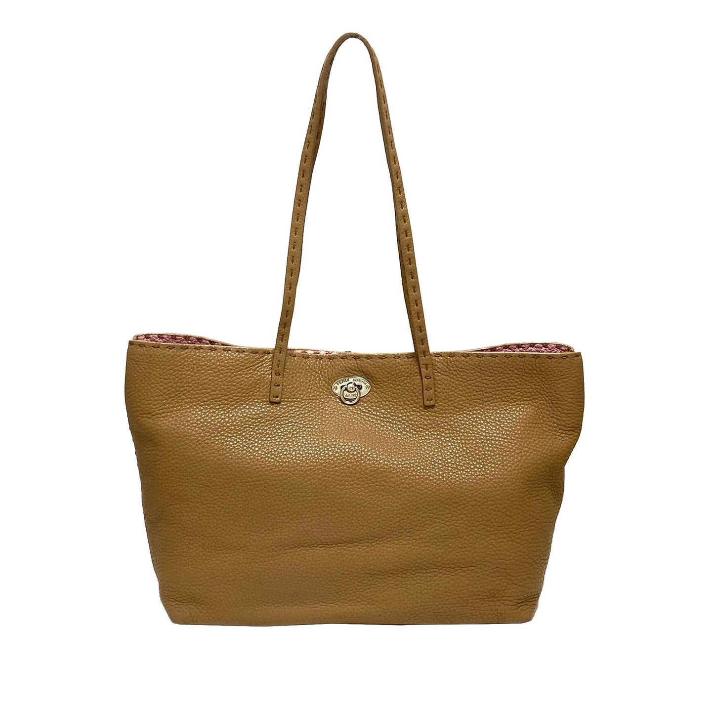 Fendi Selleria Carla Tote Bag Shg Leather