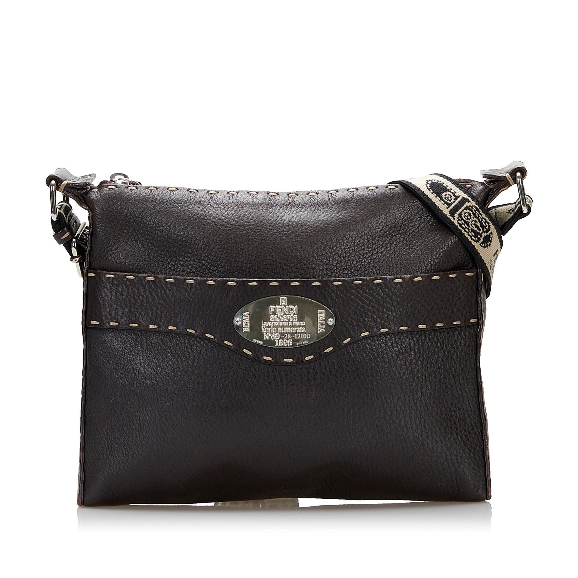 Fendi Selleria Crossbody Bag Shg Leather