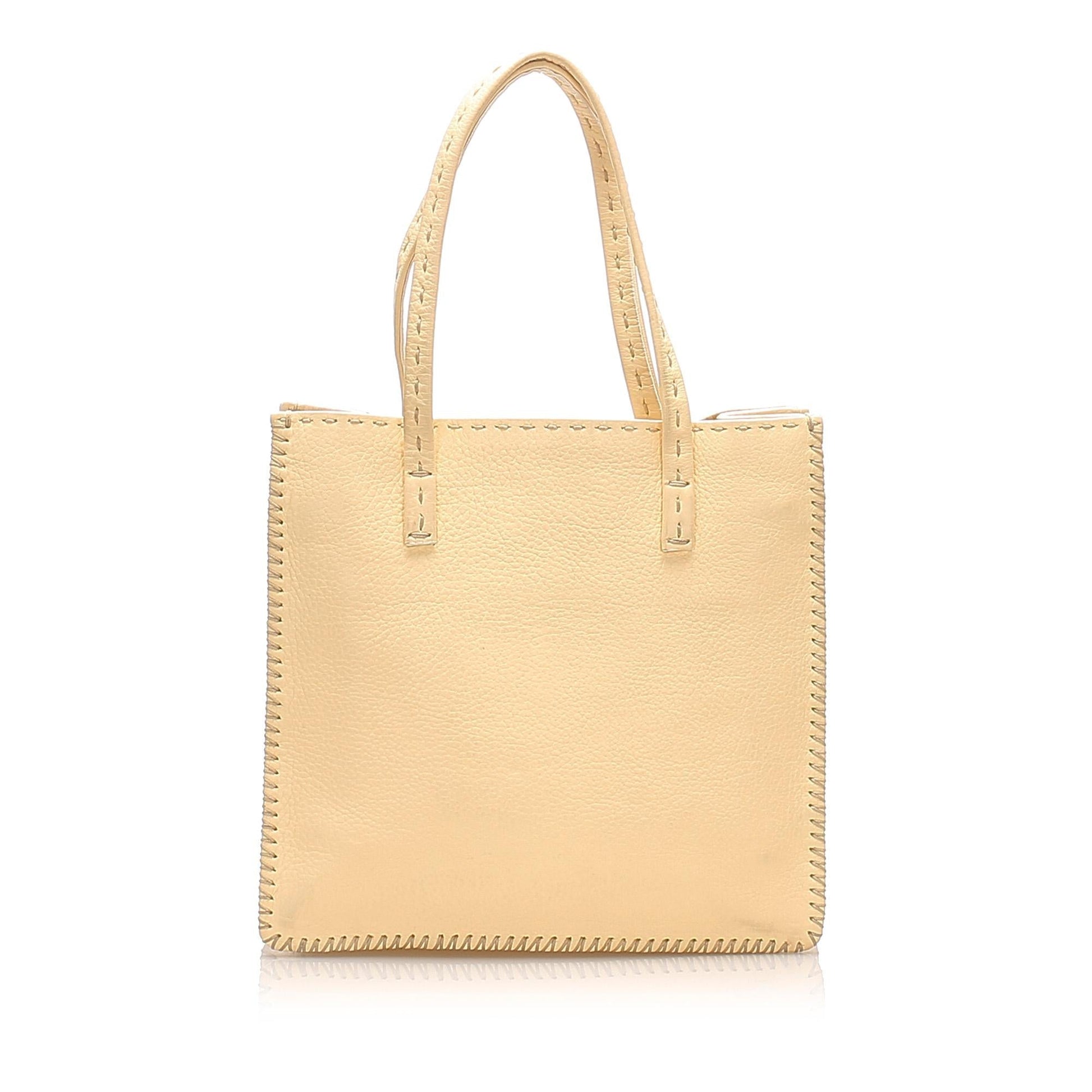 Fendi Selleria Handbag Shg Leather Satchel Bag