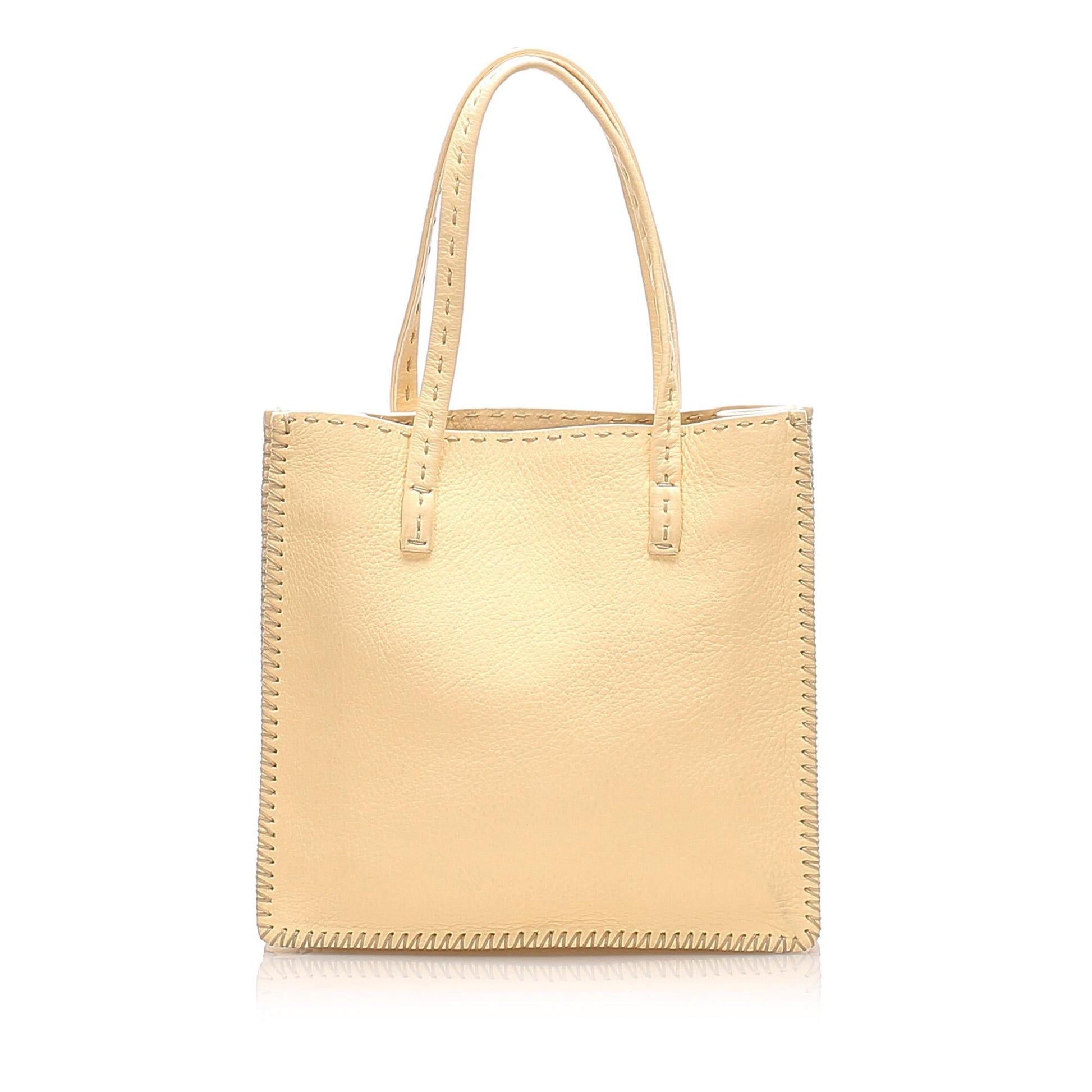 Fendi Selleria Handbag Shg Leather Satchel Bag