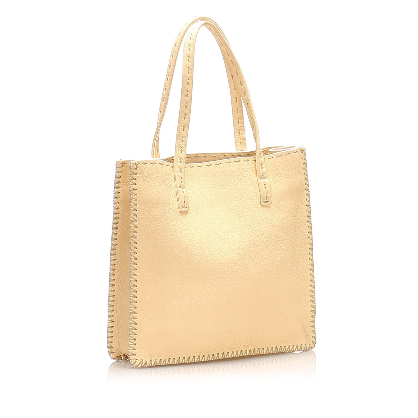 Fendi Selleria Handbag Shg Leather Satchel Bag