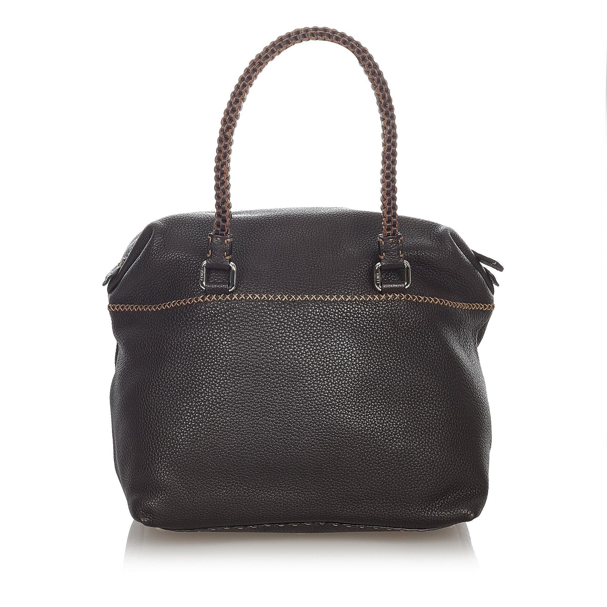 Fendi Selleria Handbag Shg Leather Satchel Bag Handbag Shg 23573