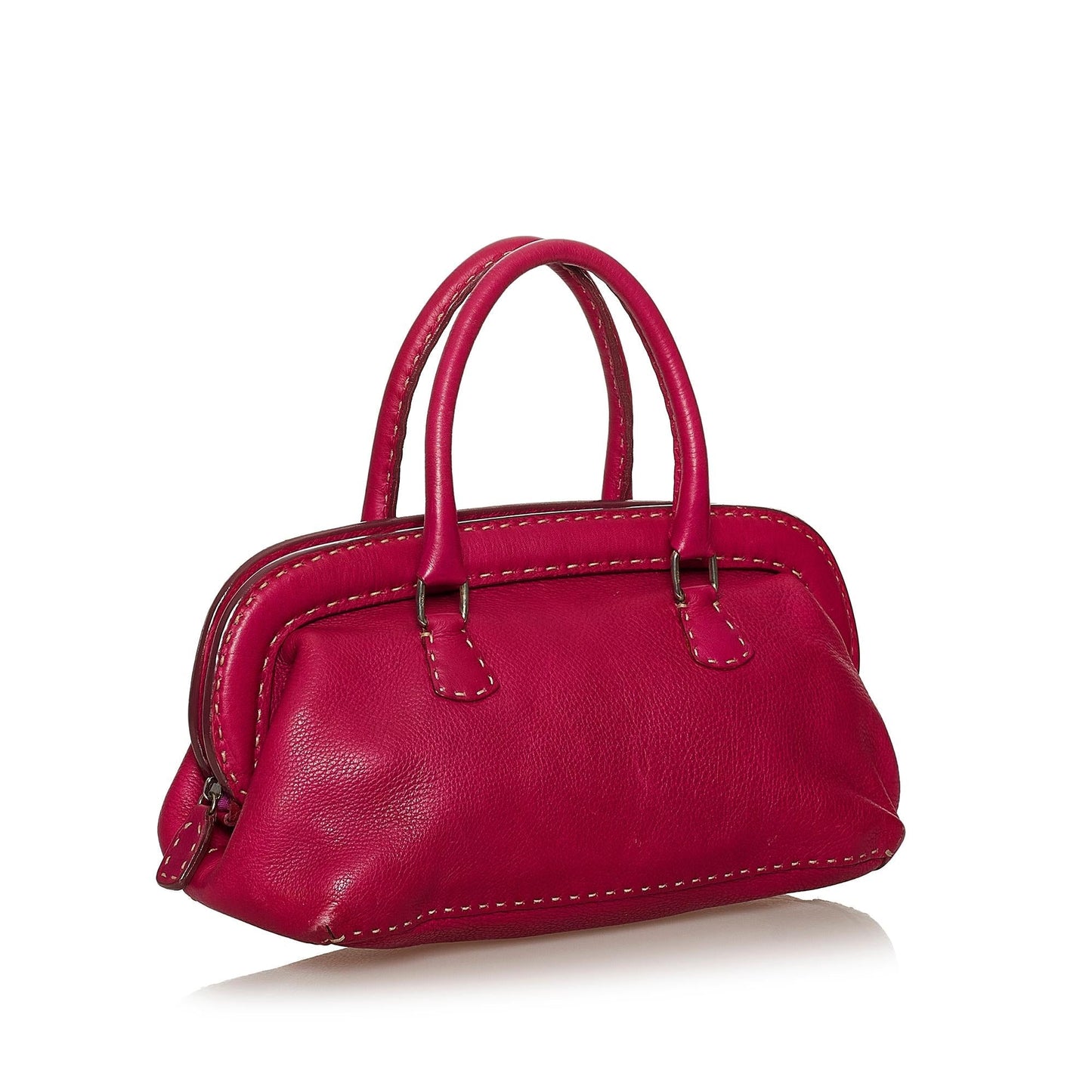 Fendi Selleria Handbag Shg Leather Satchel Bag Handbag Shg 28758
