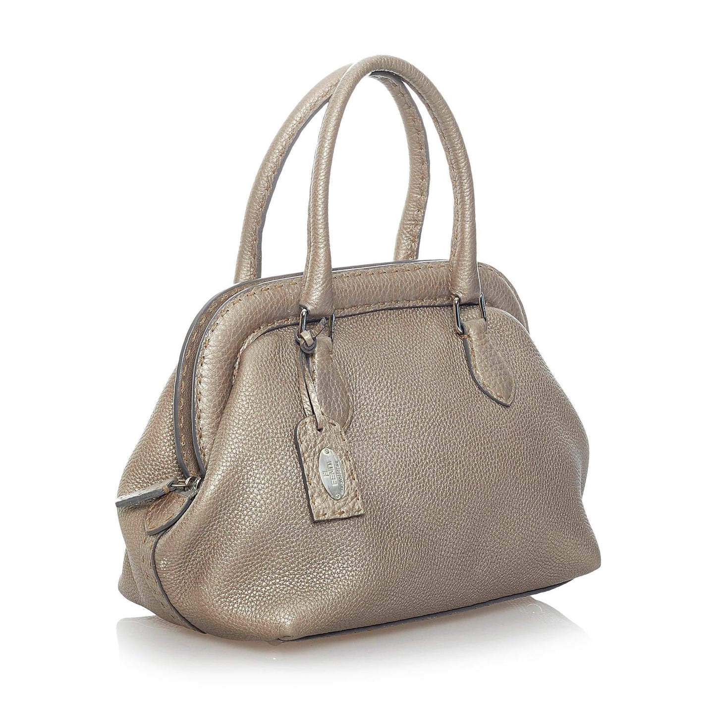 Fendi Selleria Handbag Shg Leather Satchel Bag Handbag Shg 31221