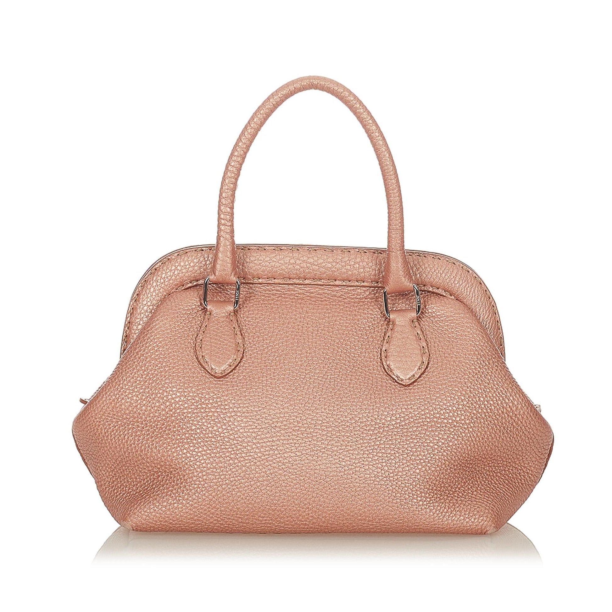 Fendi Selleria Handbag Shg Leather Satchel Bag Handbag Shg 31769
