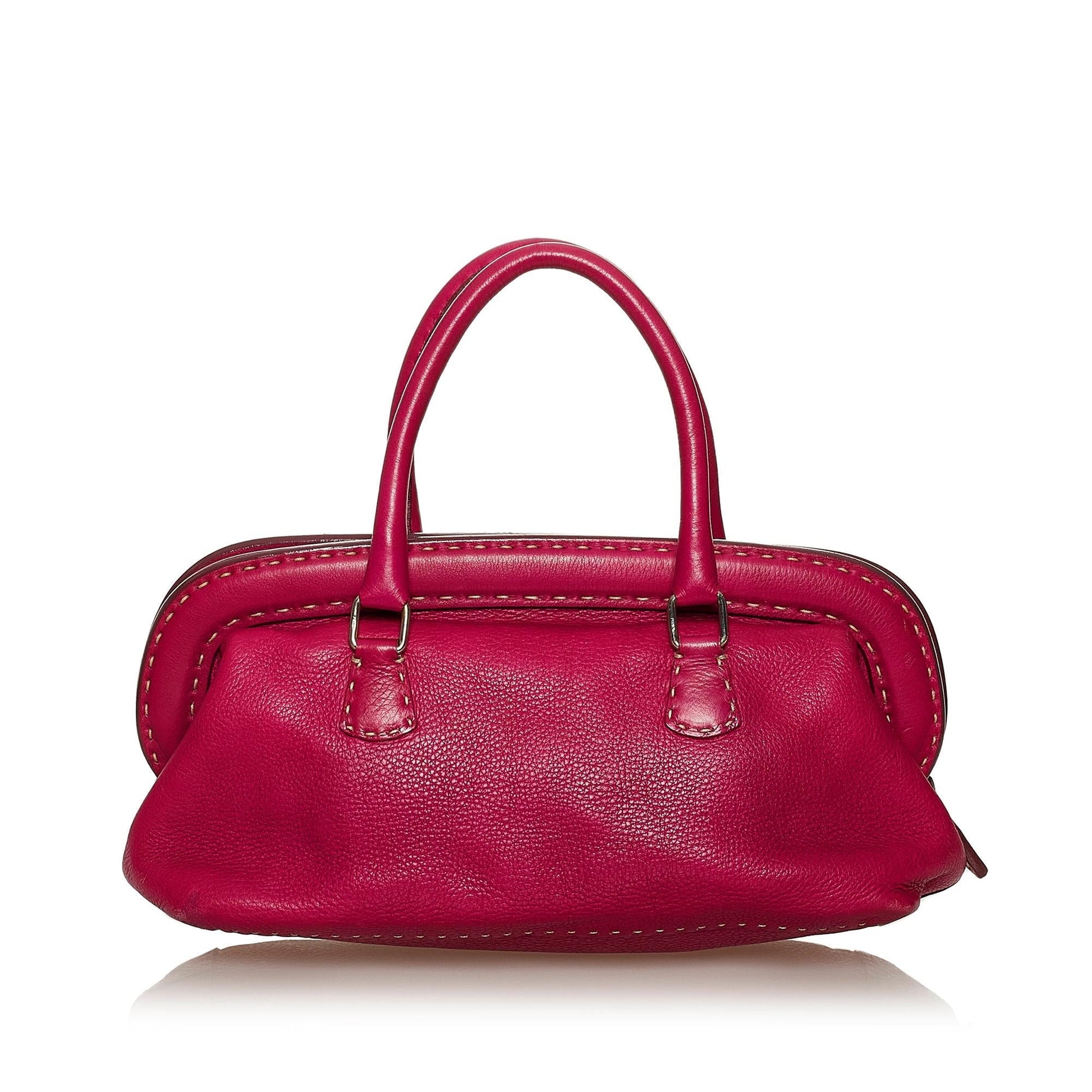 Fendi Selleria Handbag Shg Ljwxir Leather Satchel Bag
