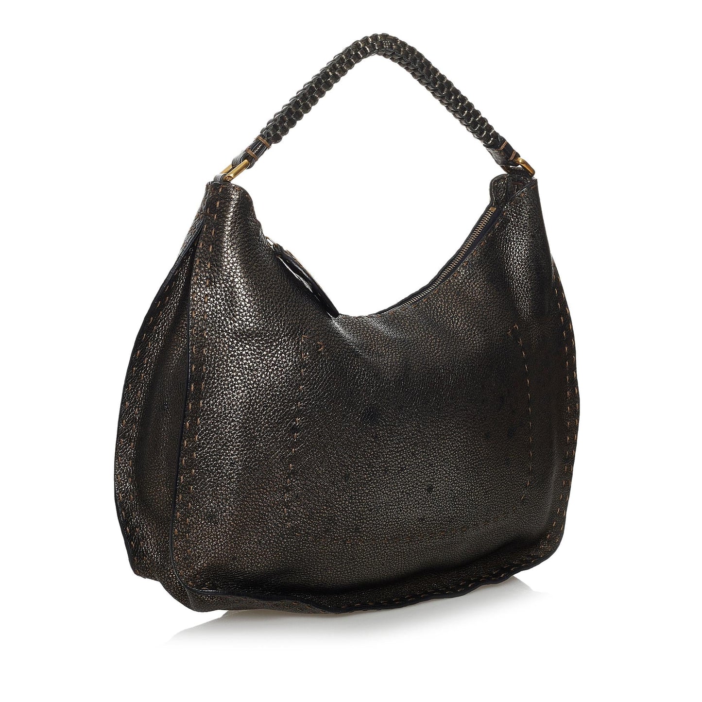 Fendi Selleria Hobo Bag Shg Leather Shoulder Bag
