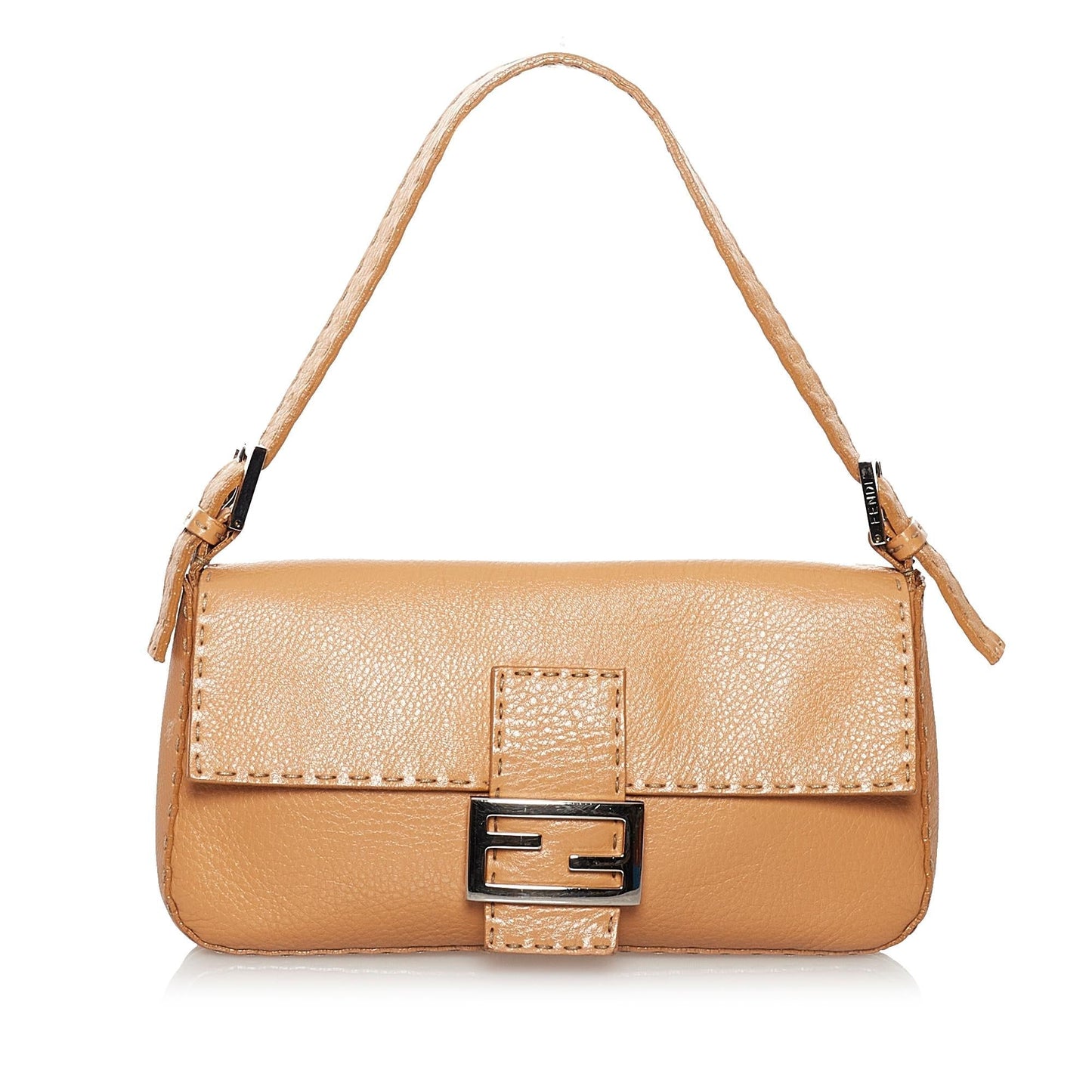 Fendi Selleria Mamma Baguette Shg Handbag Leather Shoulder Bag