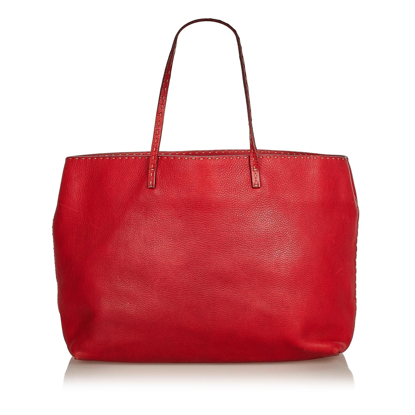 Fendi Selleria Tote Bag Shg Leather