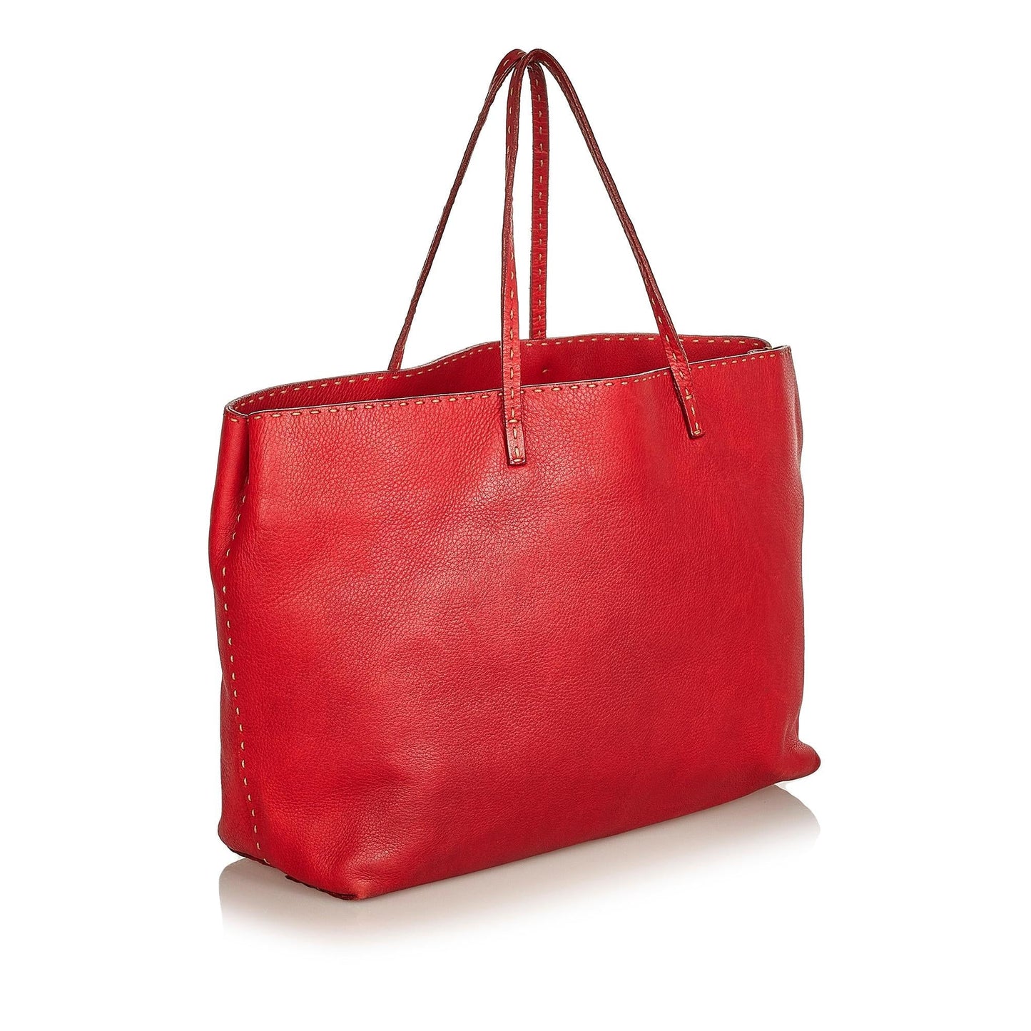 Fendi Selleria Tote Bag Shg Leather
