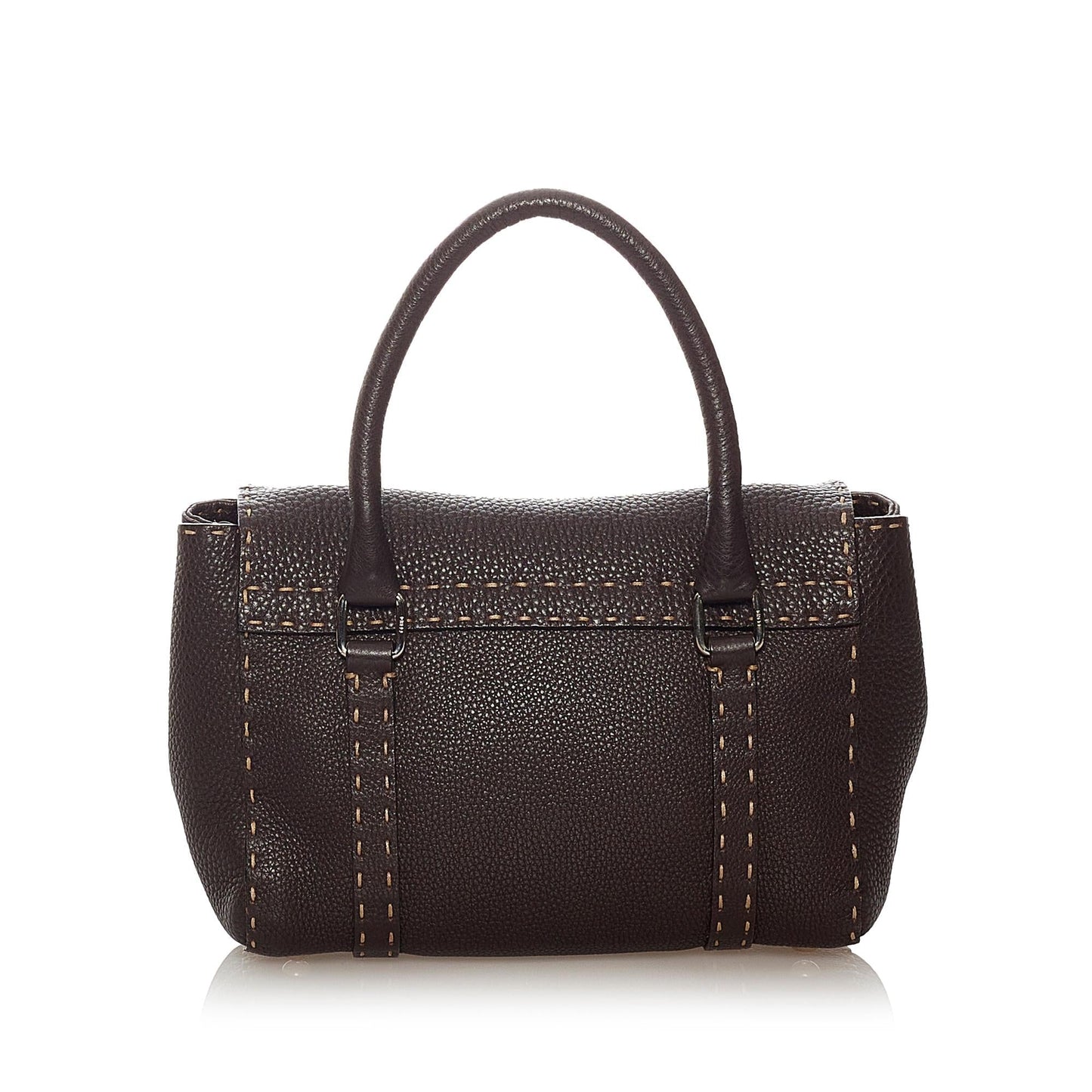 Fendi Selleria Linda Handbag Shg Leather Satchel Bag Handbag Shg 27466
