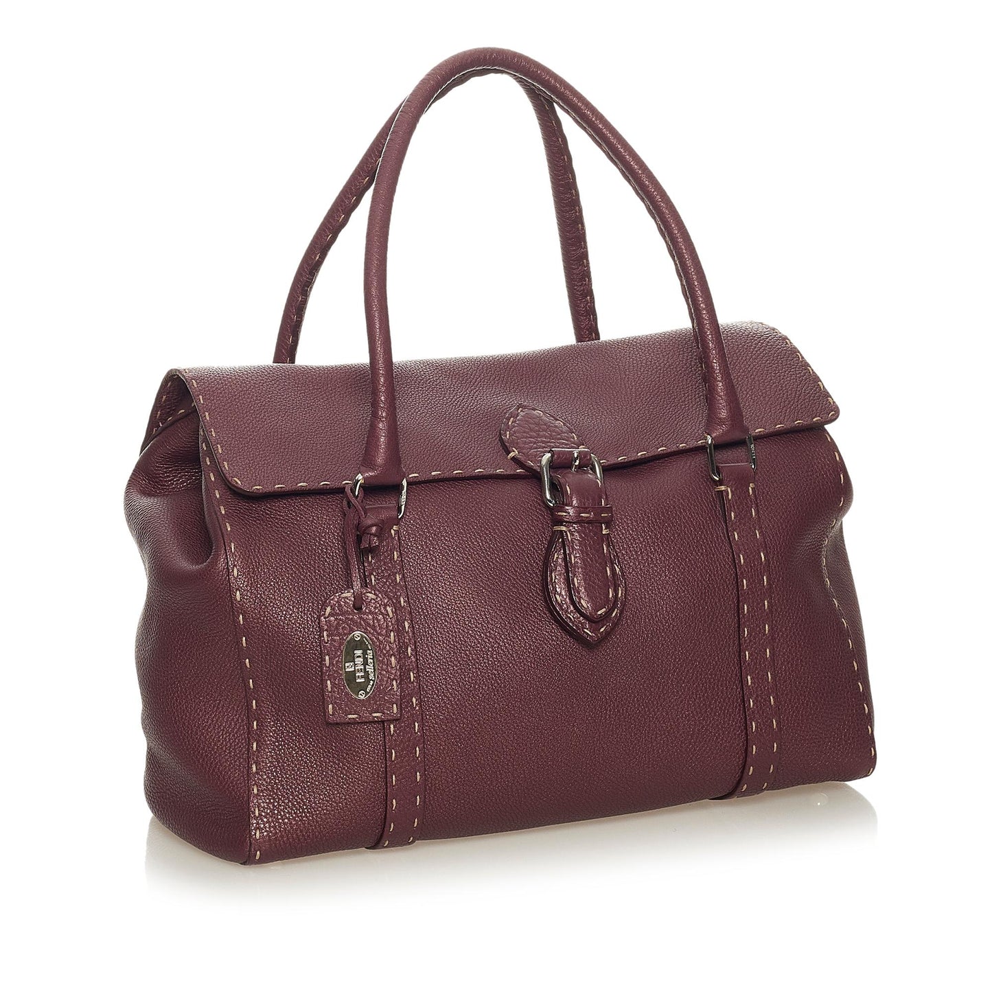 Fendi Selleria Linda Handbag Shg Leather Satchel Bag Handbag Shg 27779