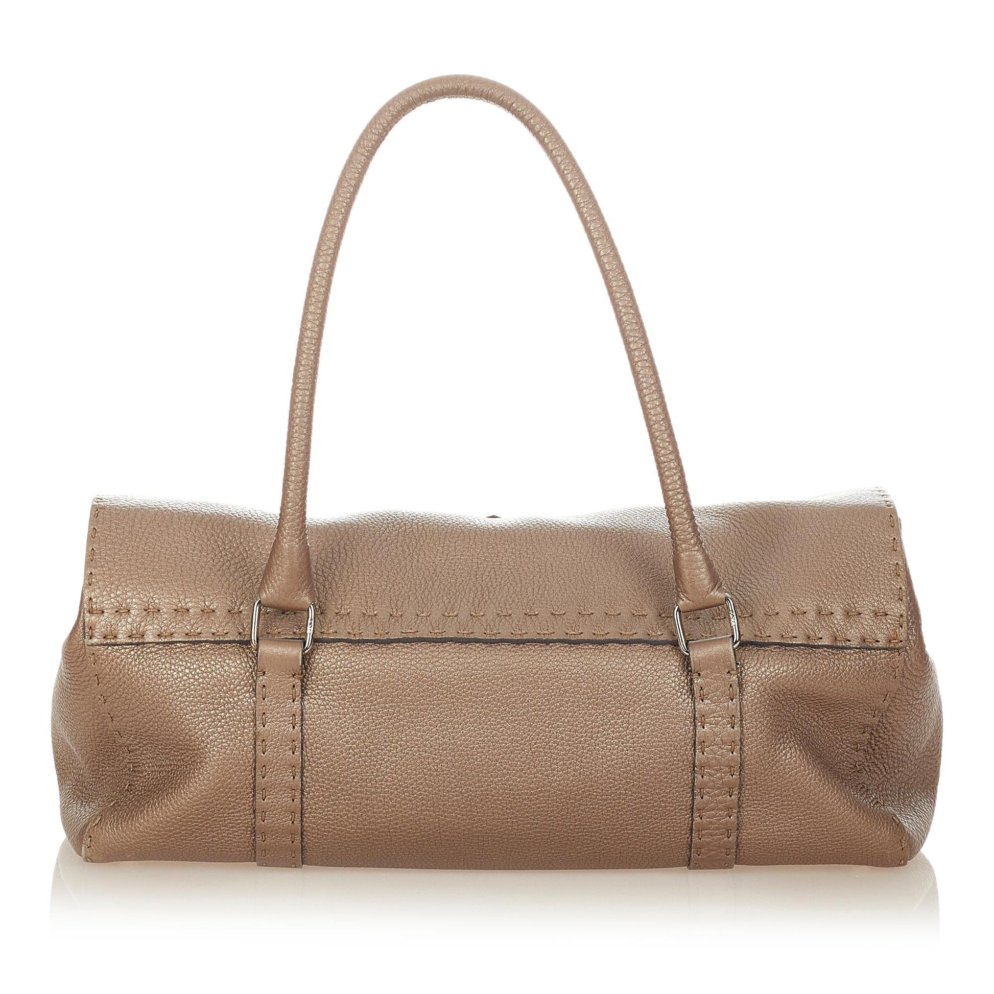 Fendi Selleria Linda Shoulder Bag Shg Leather Bag Shg 26508