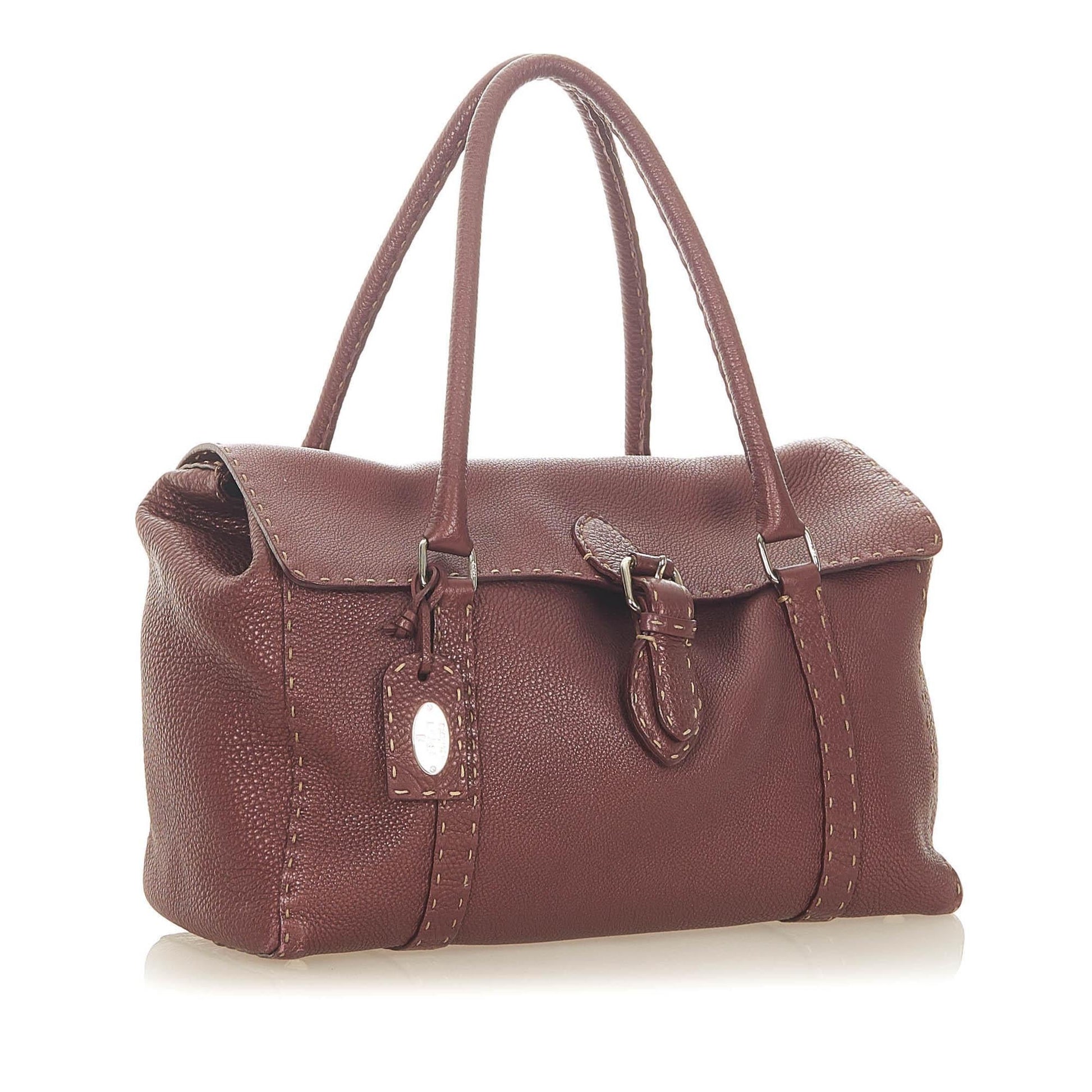 Fendi Selleria Linda Shoulder Bag Shg Leather Bag Shg 31687