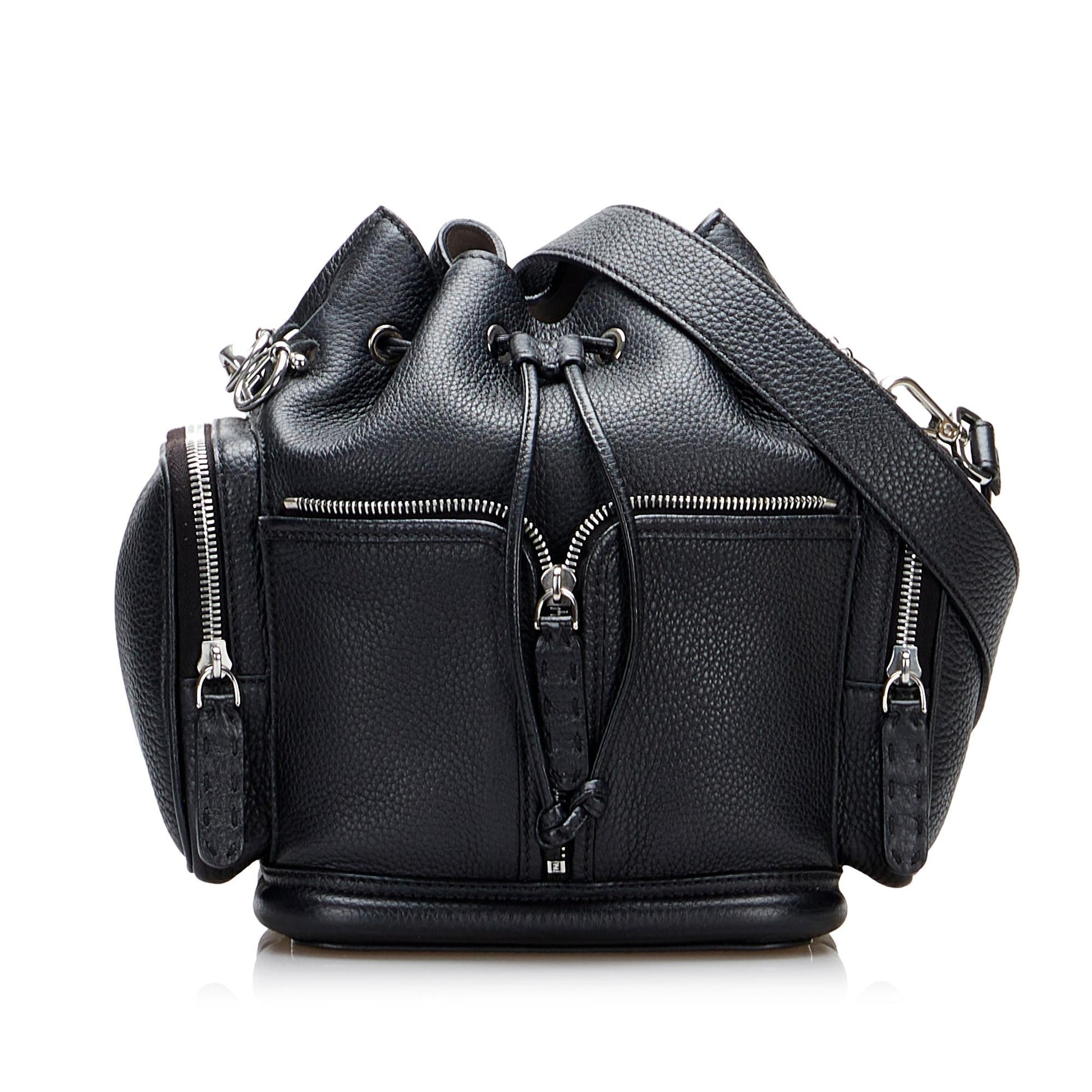 Fendi Selleria Mon Tresor Shg Ktehhr Shoulder Bag